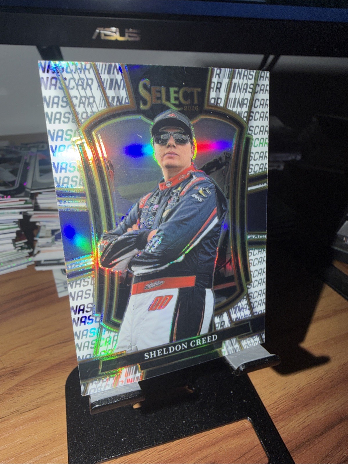 2026 Select Racing Sheldon Creed #276 Trackside Silver Nascar Logo Prizm