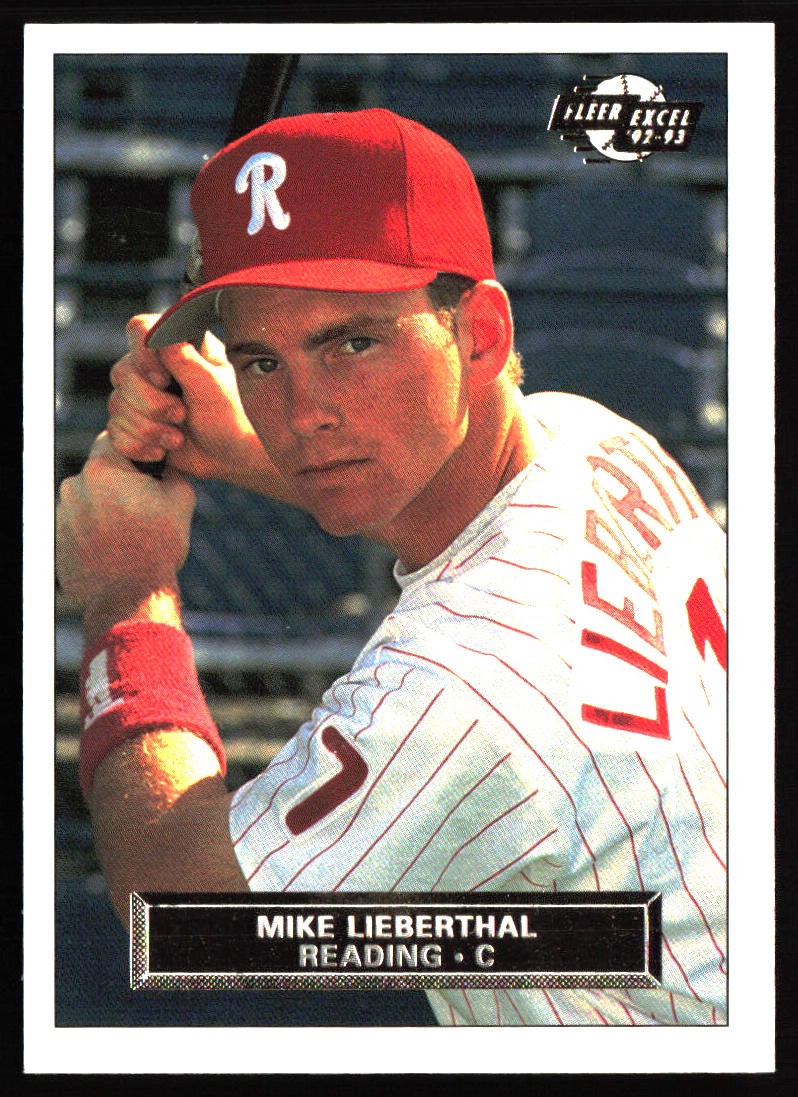 1992-93 Fleer Excel #86 Mike Lieberthal