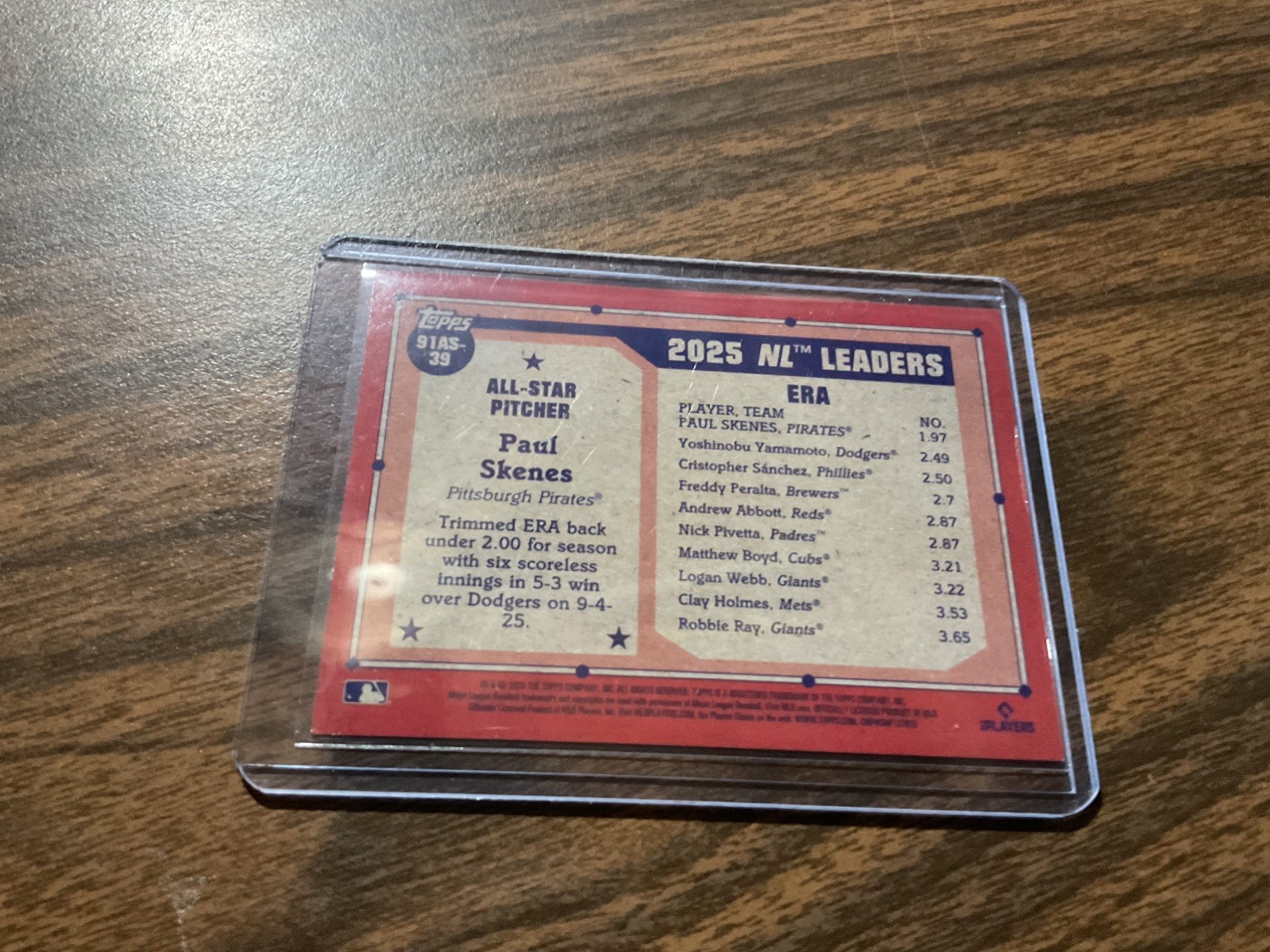 10 Topps Baseball Paul Skenes Pittsburgh Pirates 1 is a 2024 Topps Heritage PSA9