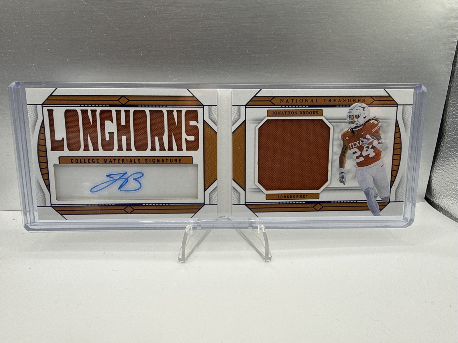 2024 National Treasures Jonathon Brooks Booklet /99 #CMS-JBS Auto Panthers Texas