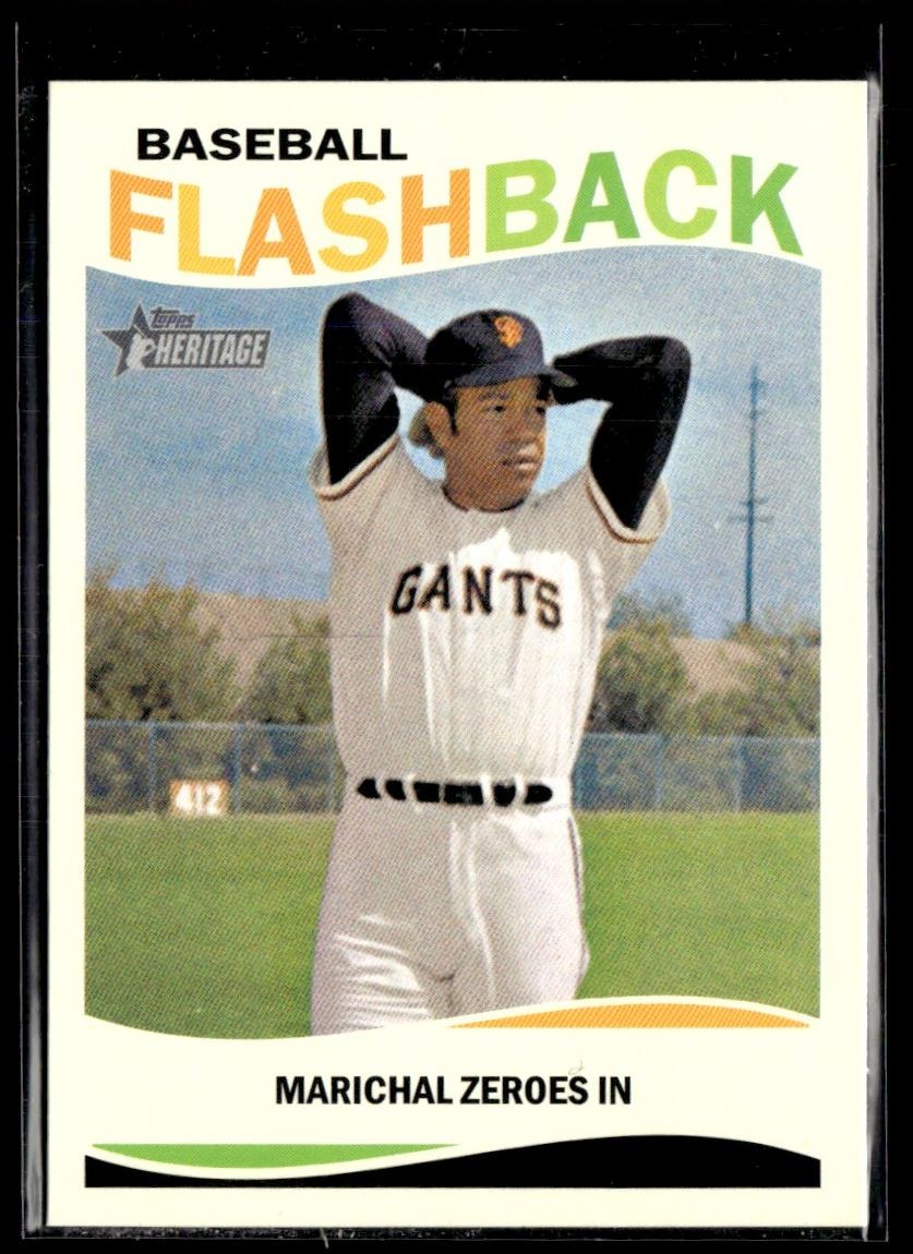 2013 Topps Heritage Baseball Flashbacks Juan Marichal San Francisco Giants
