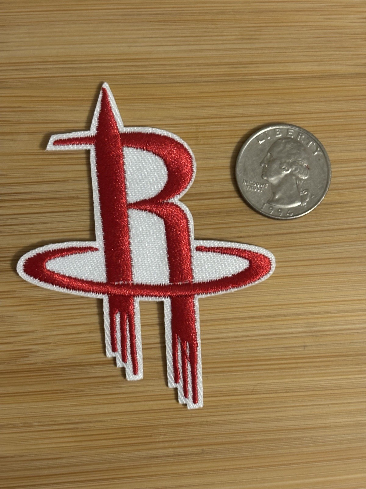Houston Rockets Embroidered Iron On Patch Great For Jackets & Hats NBA Logo NEW