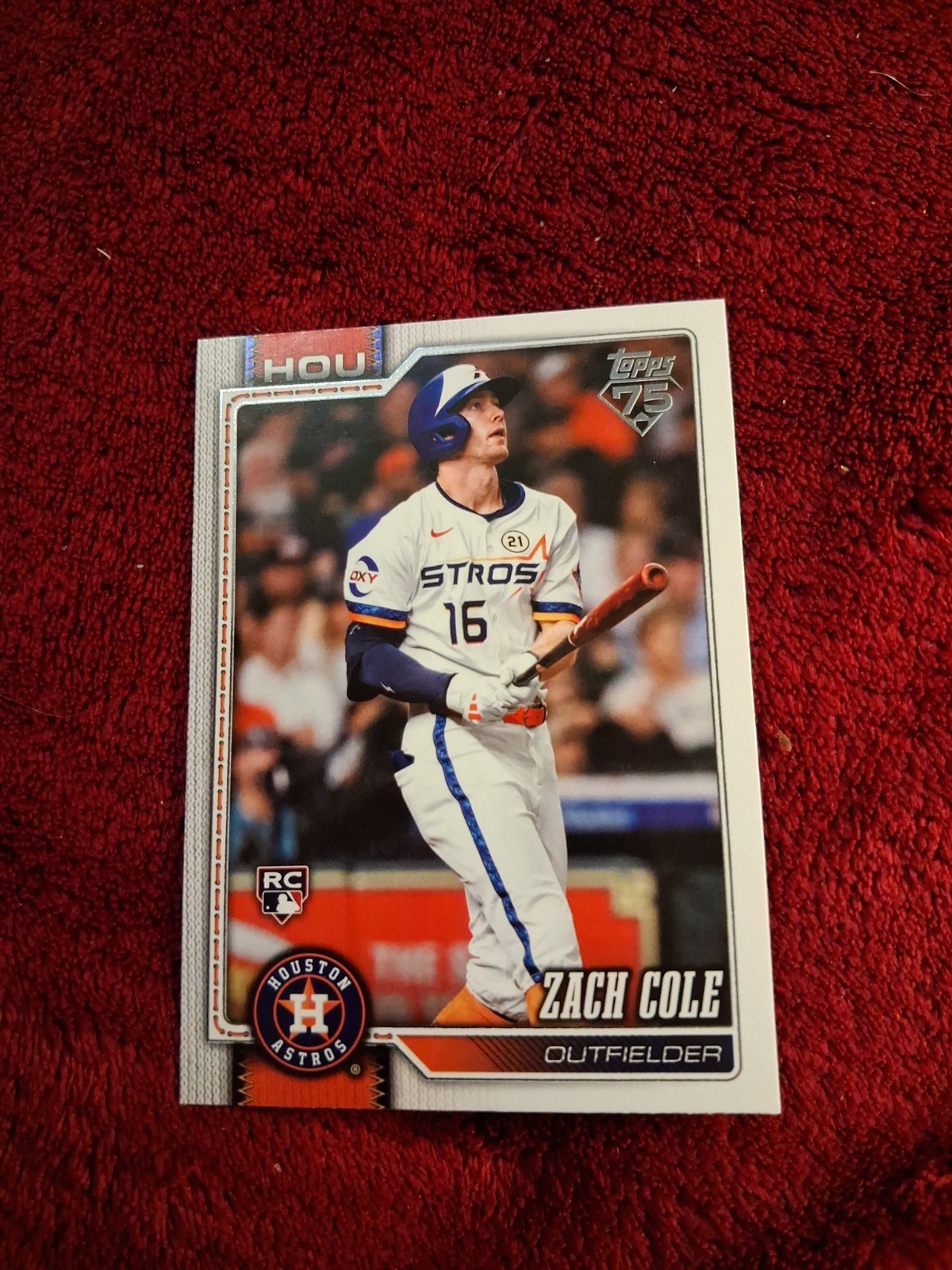 2026 Topps Series 2 #601 Zach Cole RC Rookie Astros Base
