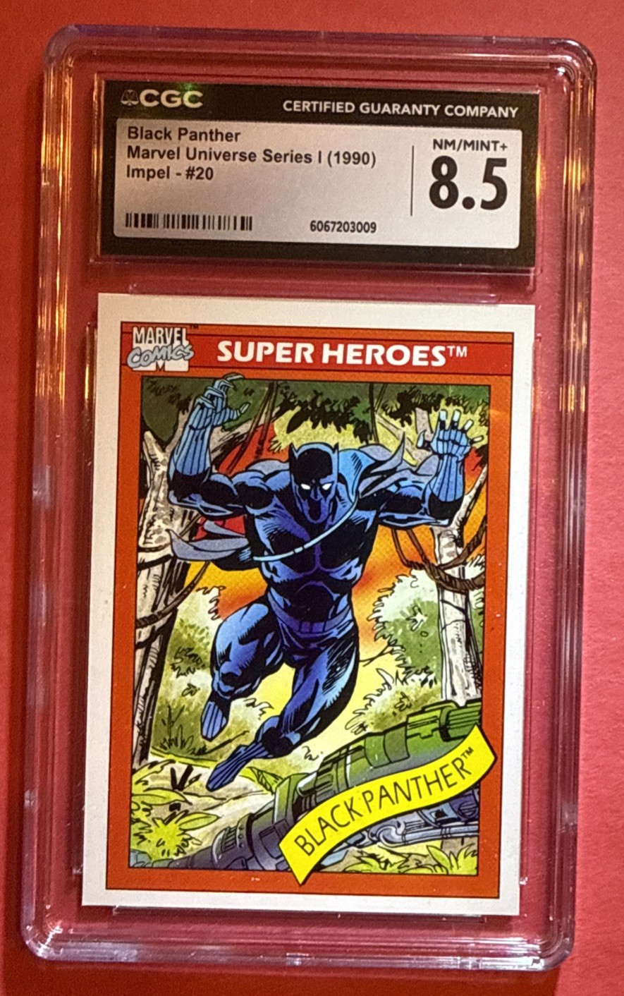 1990 Impel Marvel Universe Series I Black Panther #20 CGC 8.5 NM/Mint+