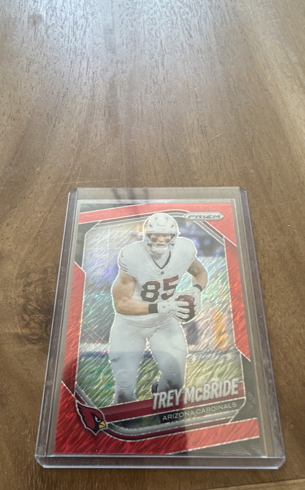 2025 Panini Prizm – Trey McBride #274 Red Shimmer Prizm /49