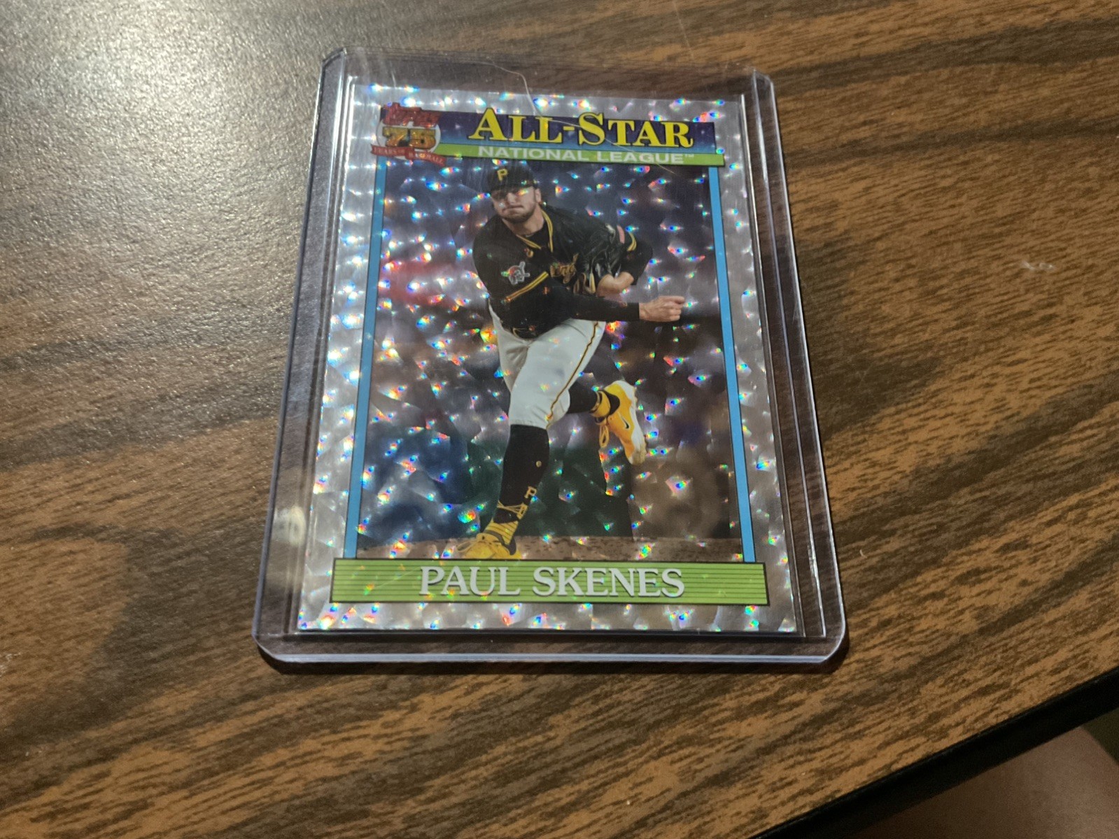 10 Topps Baseball Paul Skenes Pittsburgh Pirates 1 is a 2024 Topps Heritage PSA9