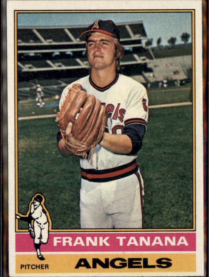 1976 Topps Frank Tanana #490 California Angels