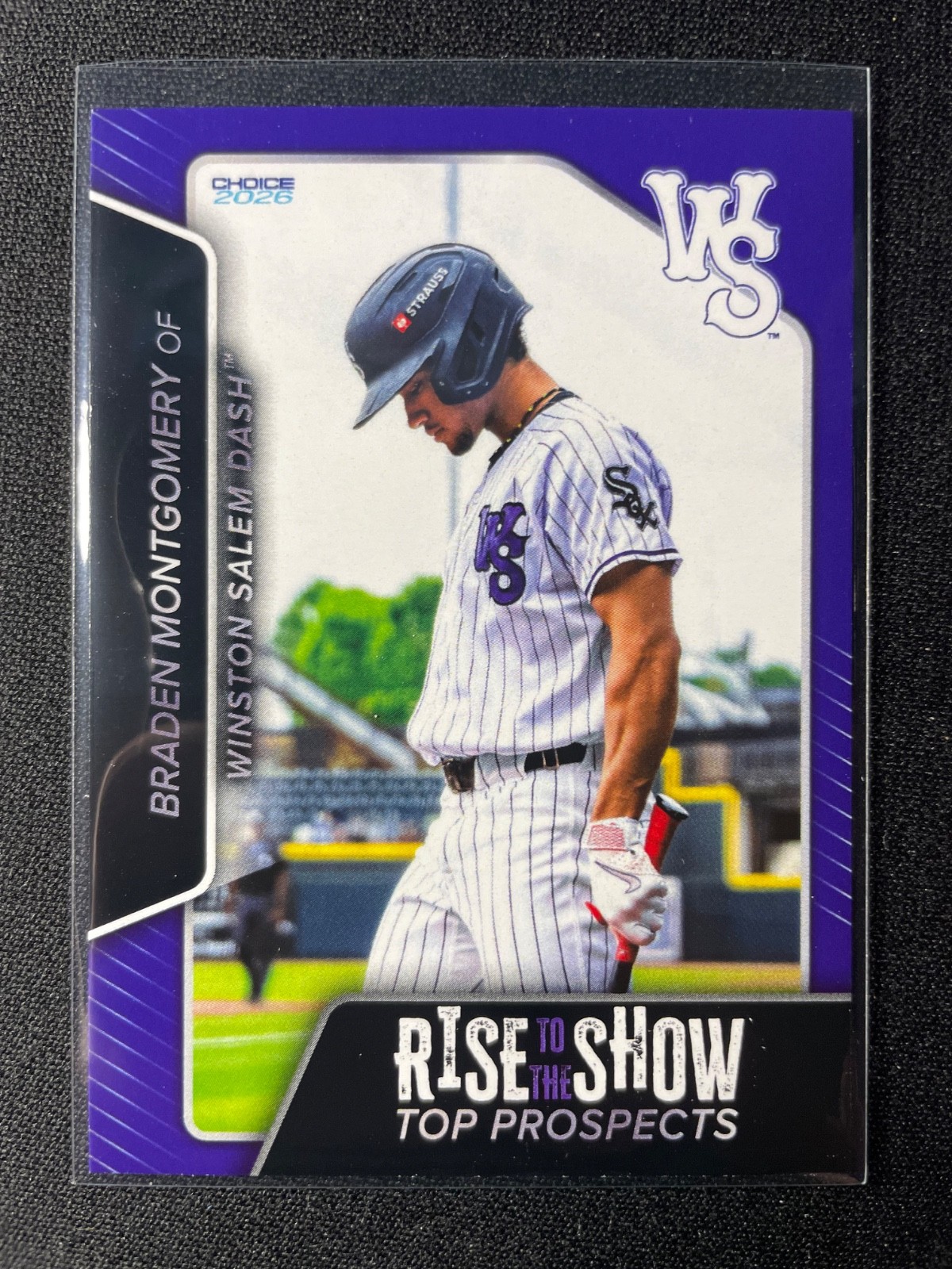 2026 Choice Winston-Salem Dash Braden Montgomery Top Prospects (White Sox) /500!