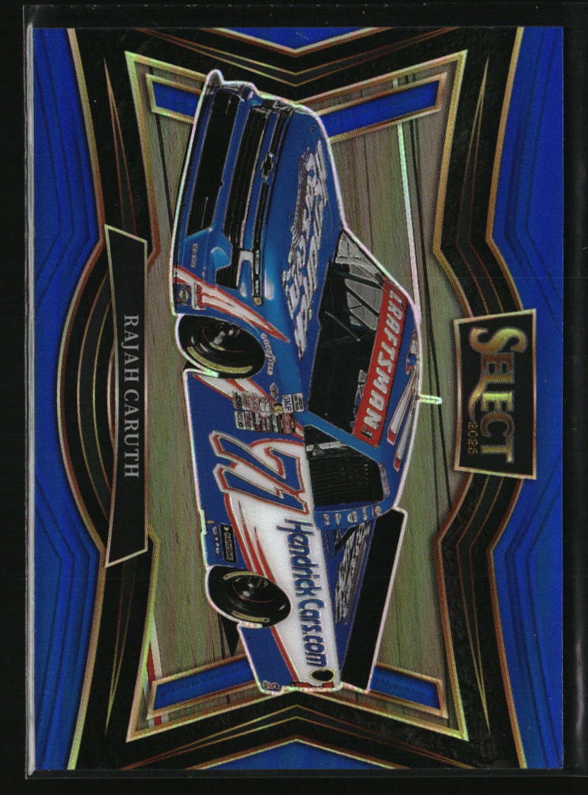 2025 Panini Select Blue Prizms Rajah Caruth #126 #120/175 Spire Motorsports