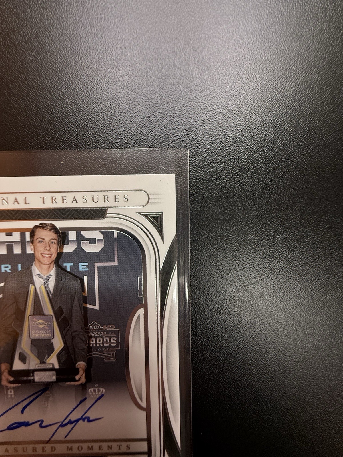 2025 Panini Treasures NASCAR Carson Hocevar Treasured Moments TM-CHR Auto 91/99