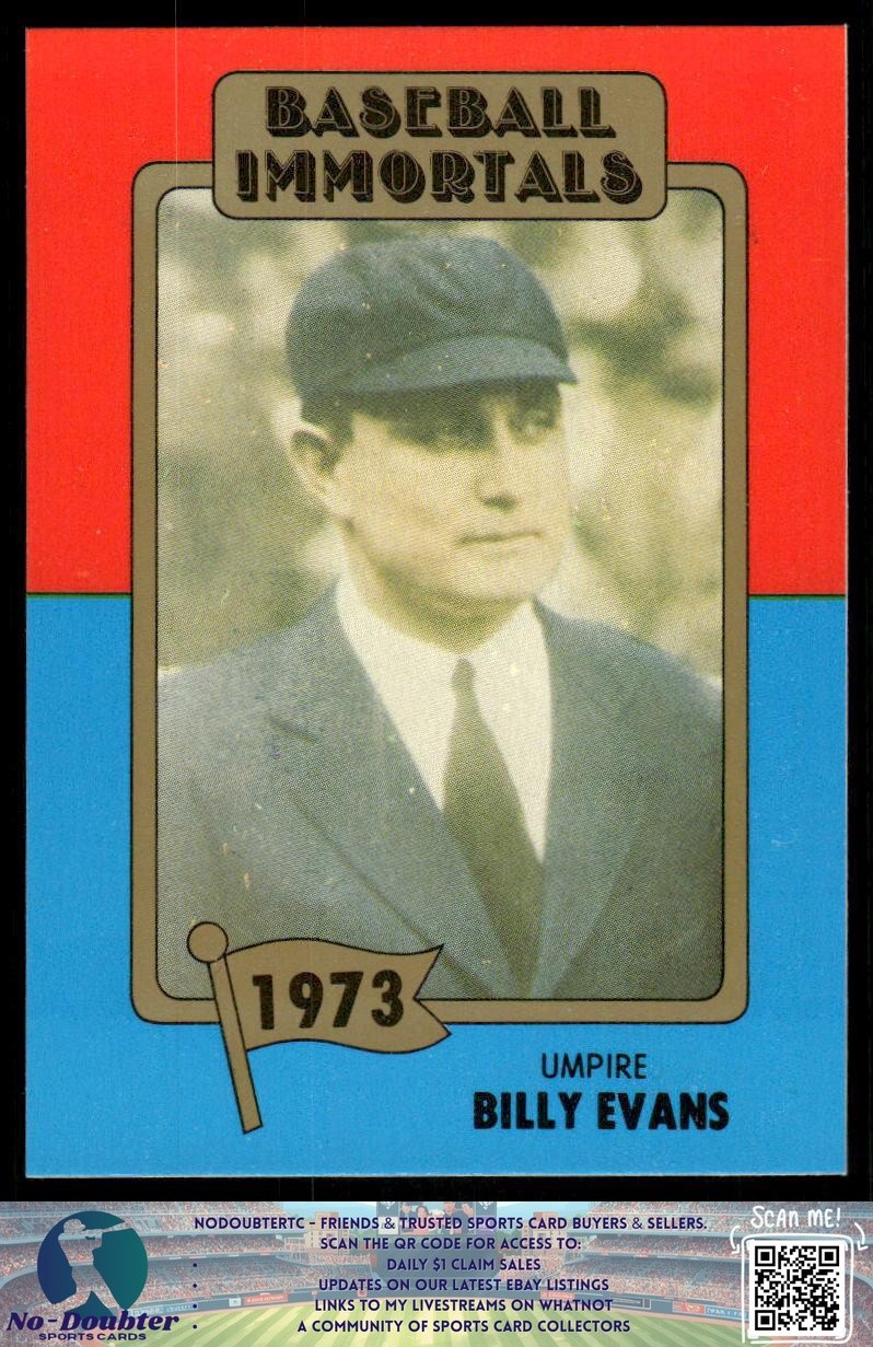 1980-87 SSPC HOF #136c Billy Evans 2.1H