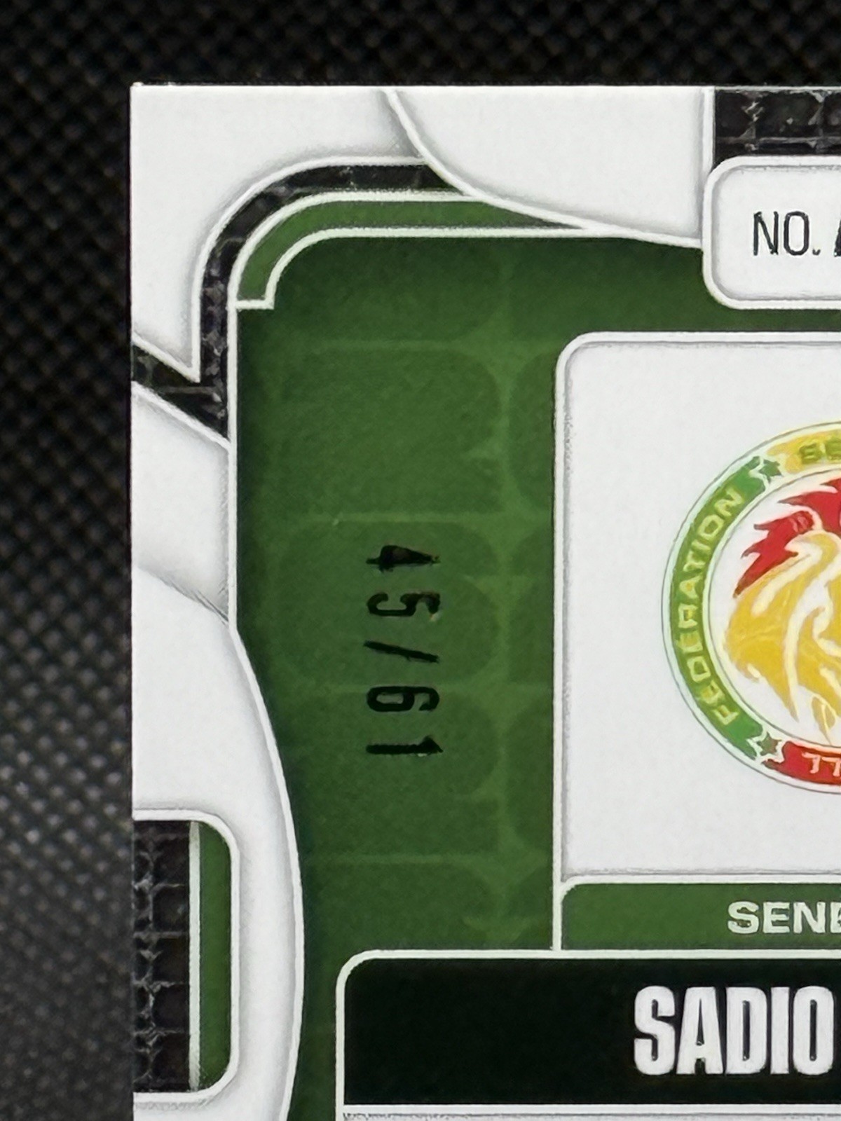 2026 Panini Prizm FIFA World Cup Sadio Mané Panini Logo /61 SSP Senegal