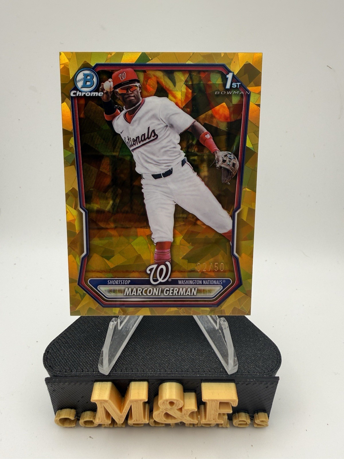 2026 Bowman Sapphire Marconi German #BCP-100 1st Bowman Gold /50