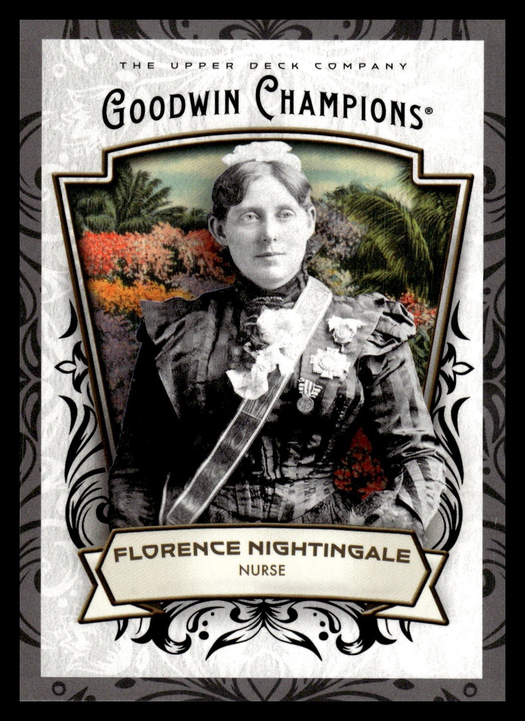 2026 UD Goodwin Champions Black Glossy 51 Florence Nightingale, History