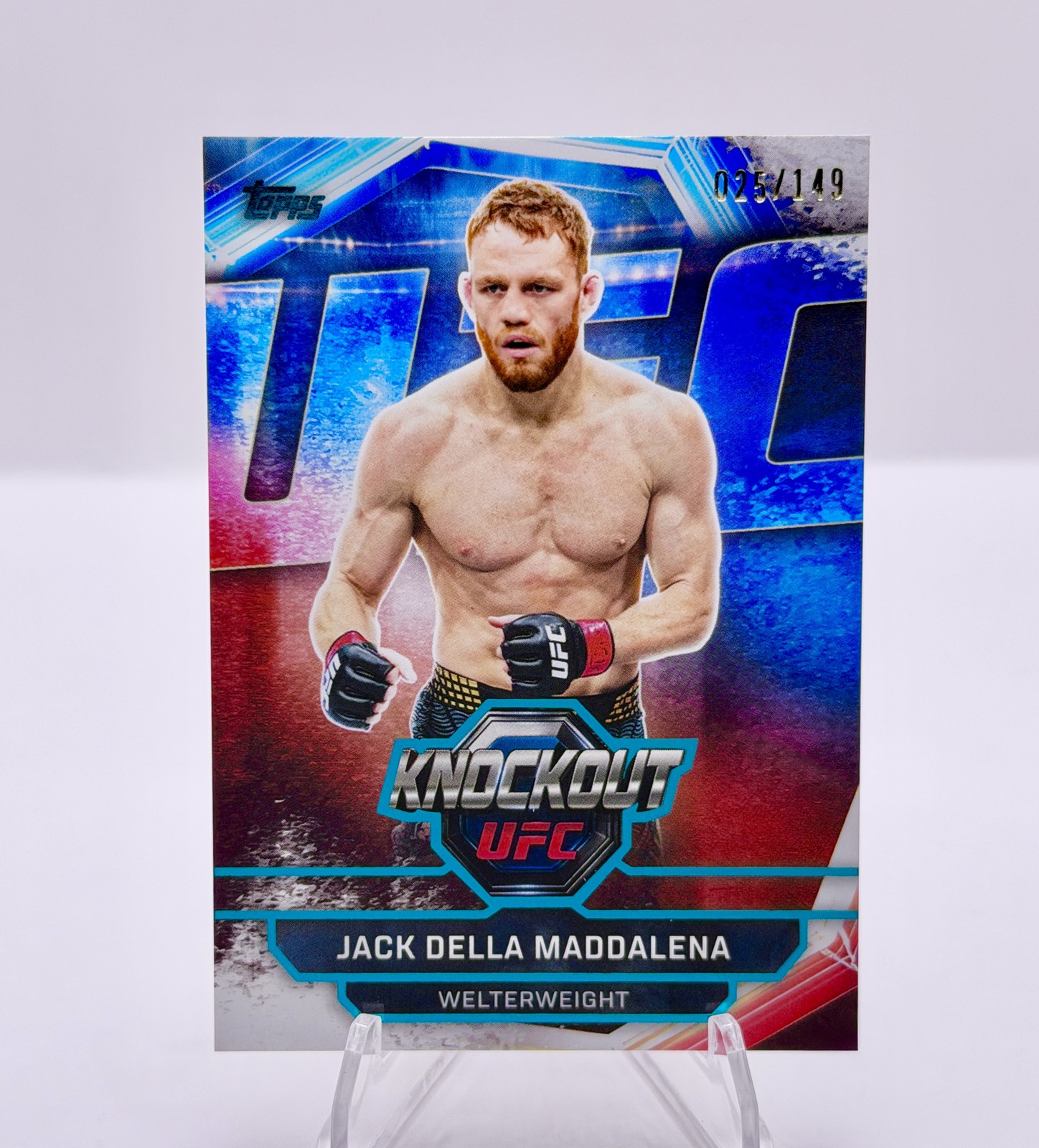 JACK DELLA MADDALENA 2026 Topps Knockout UFC Teal #’d 1/149 #2 MINT
