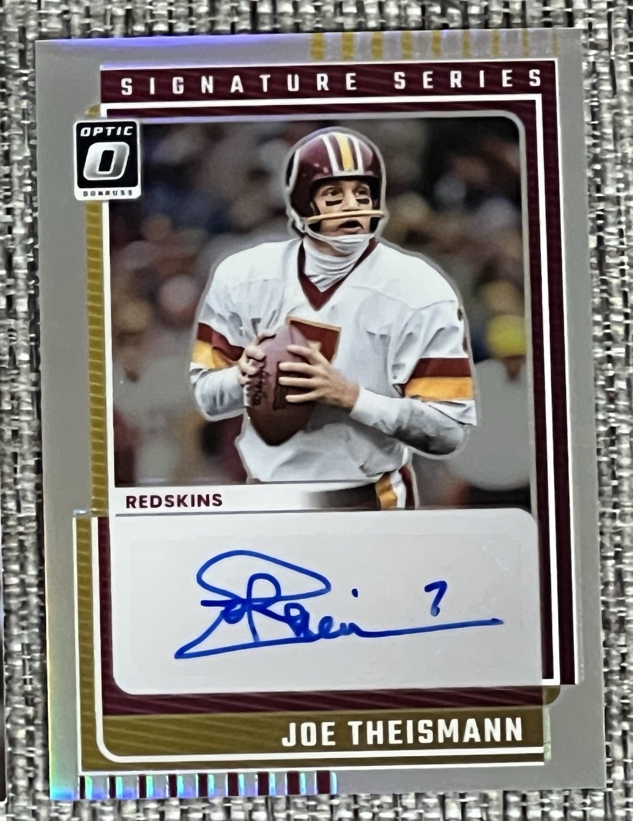 2025 Panini Donruss Optic – Signature Series Holo Joe Theismann #SSH-JT (AU)
