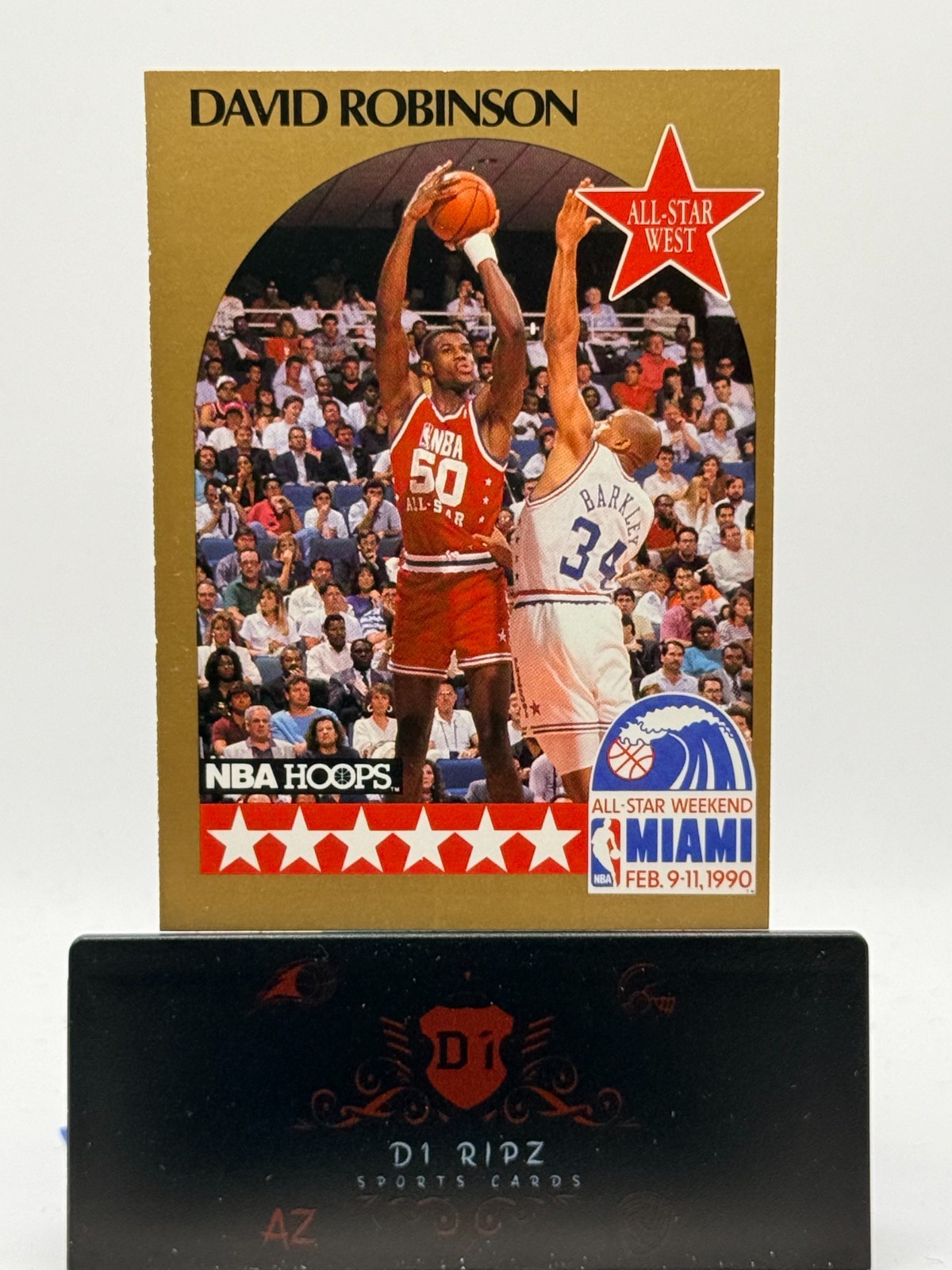 1990-91 NBA Properties David Robinson [Base] Base Set #24