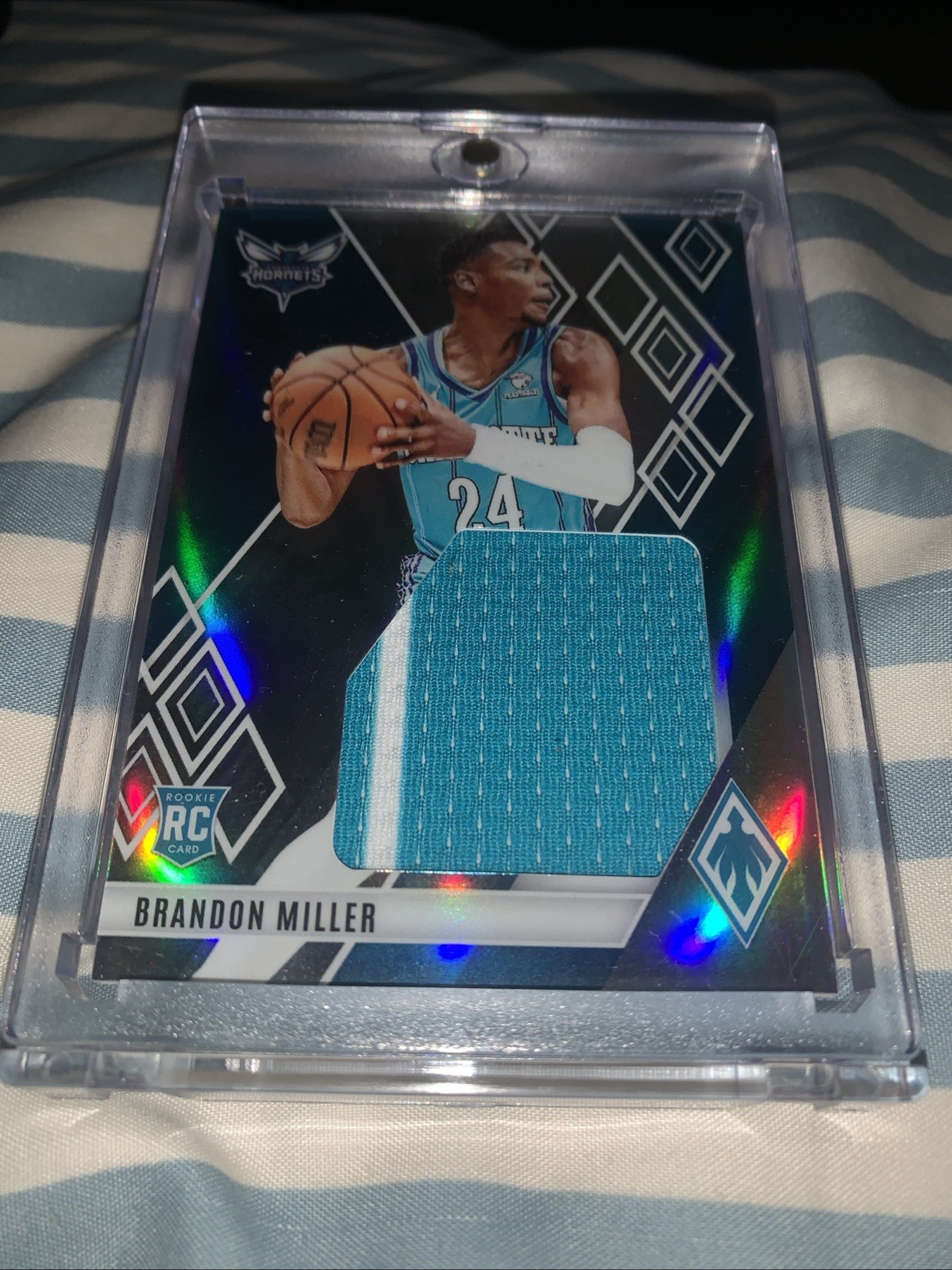 2023-24 Panini Phoenix – Rookie Jumbo Memorabilia Brandon Miller #RJM-MIL RC