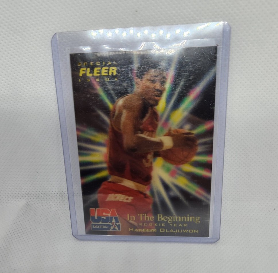 1996 Fleer USA #5 Hakeem Olajuwon Special Issue