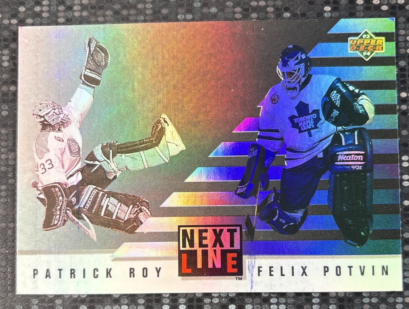 1993-94 Upper Deck – Next Line Patrick Roy, Felix Potvin #NL6