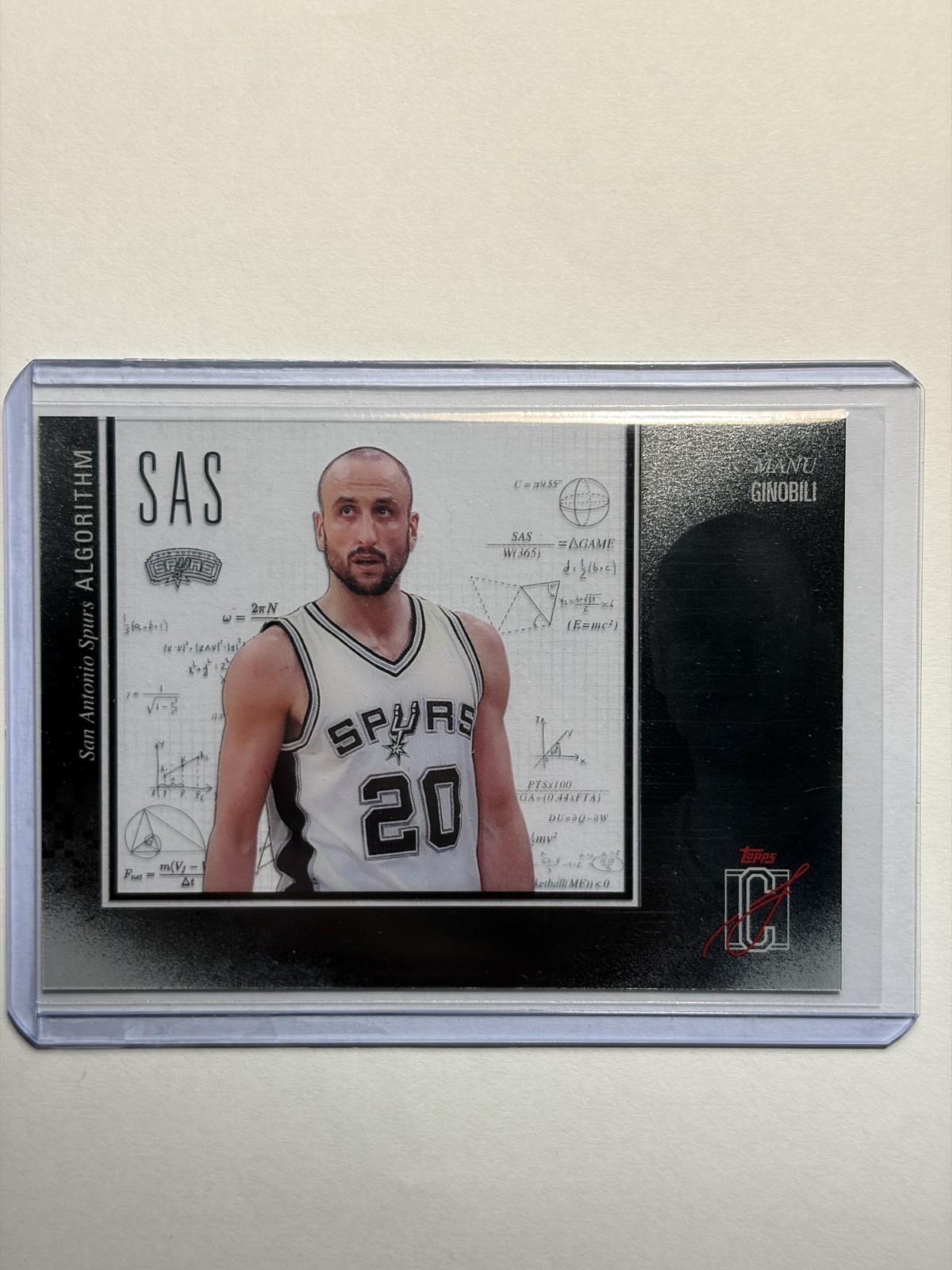 2025-26 Topps Signature Class Manu Ginobli Algorithm SSP