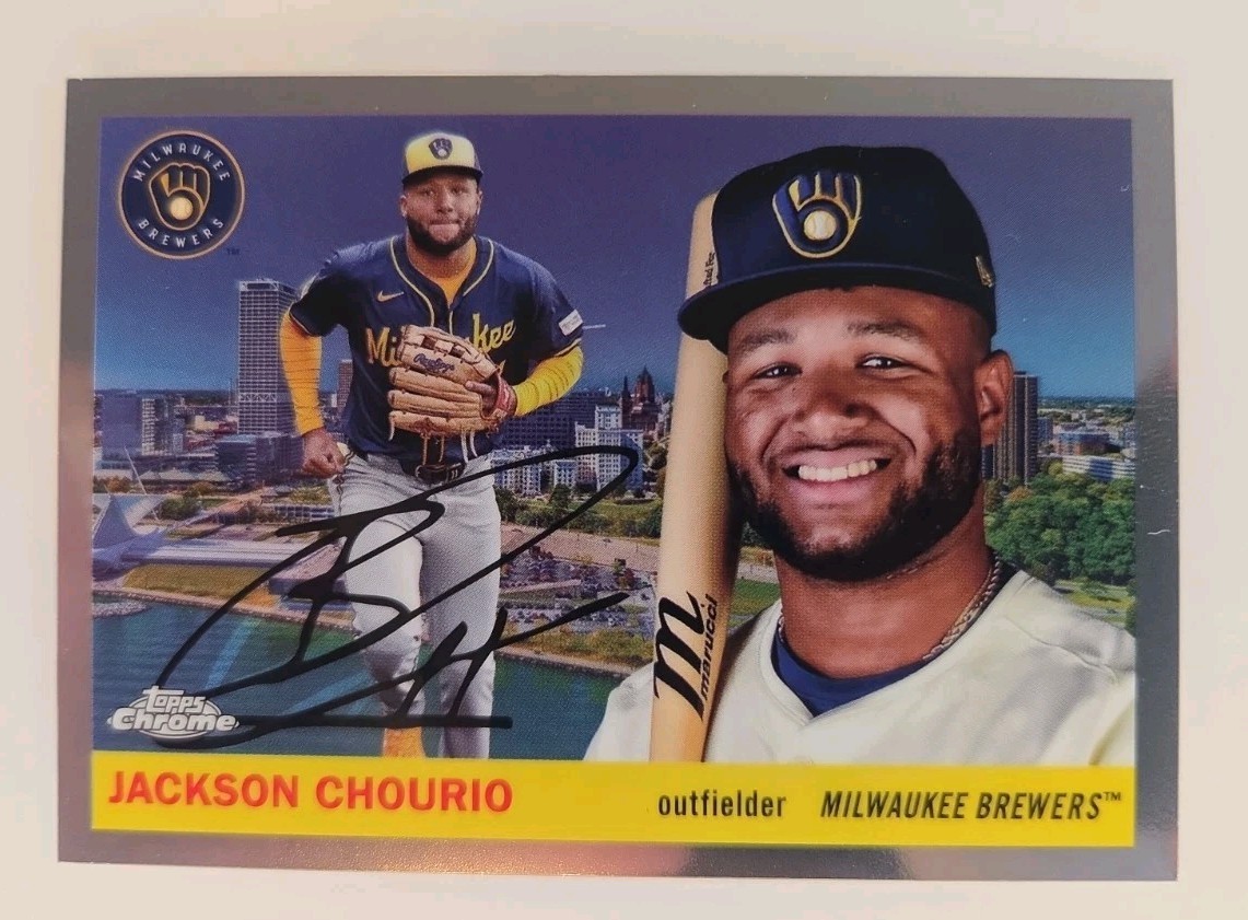 Jackson Chourio | 2025 Topps Platinum Anniversary | 55CV-45 City Variation SSP