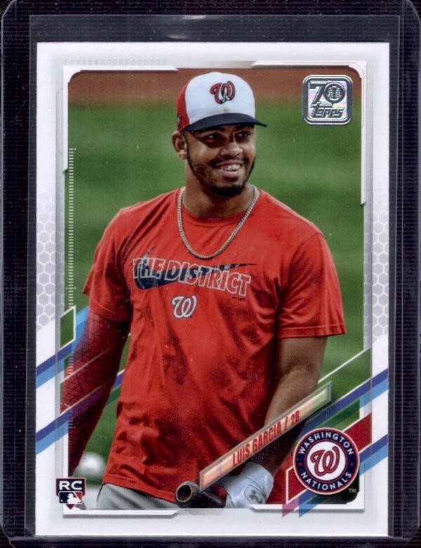 LUIS GARCIA 2021 Topps Series 1 #298 Photo Image Variation Rookie SP RC
