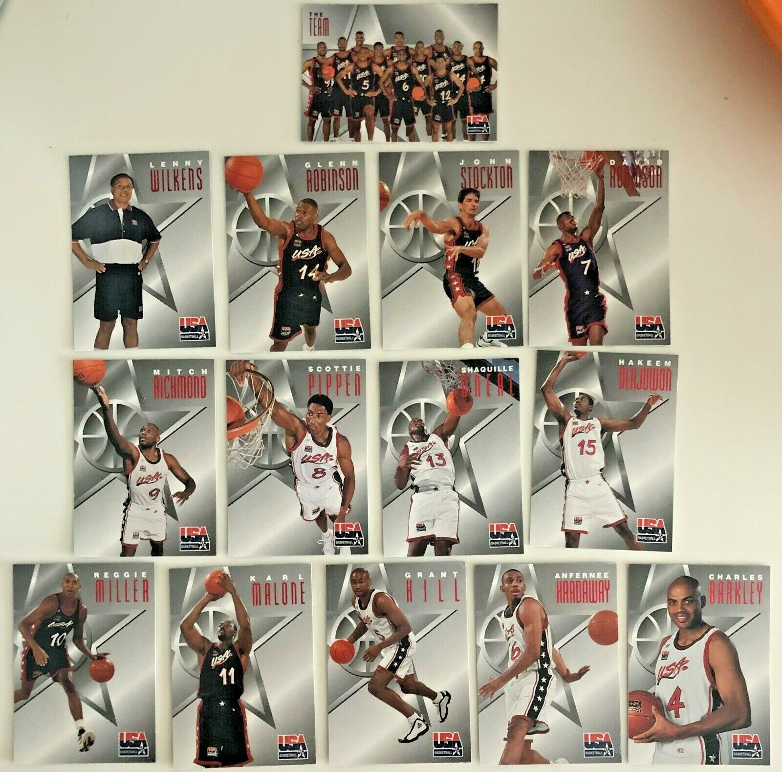 1996 Skybox Olympic Team USA Texaco NBA Cards 1-14 – You Pick – FREE SHIP