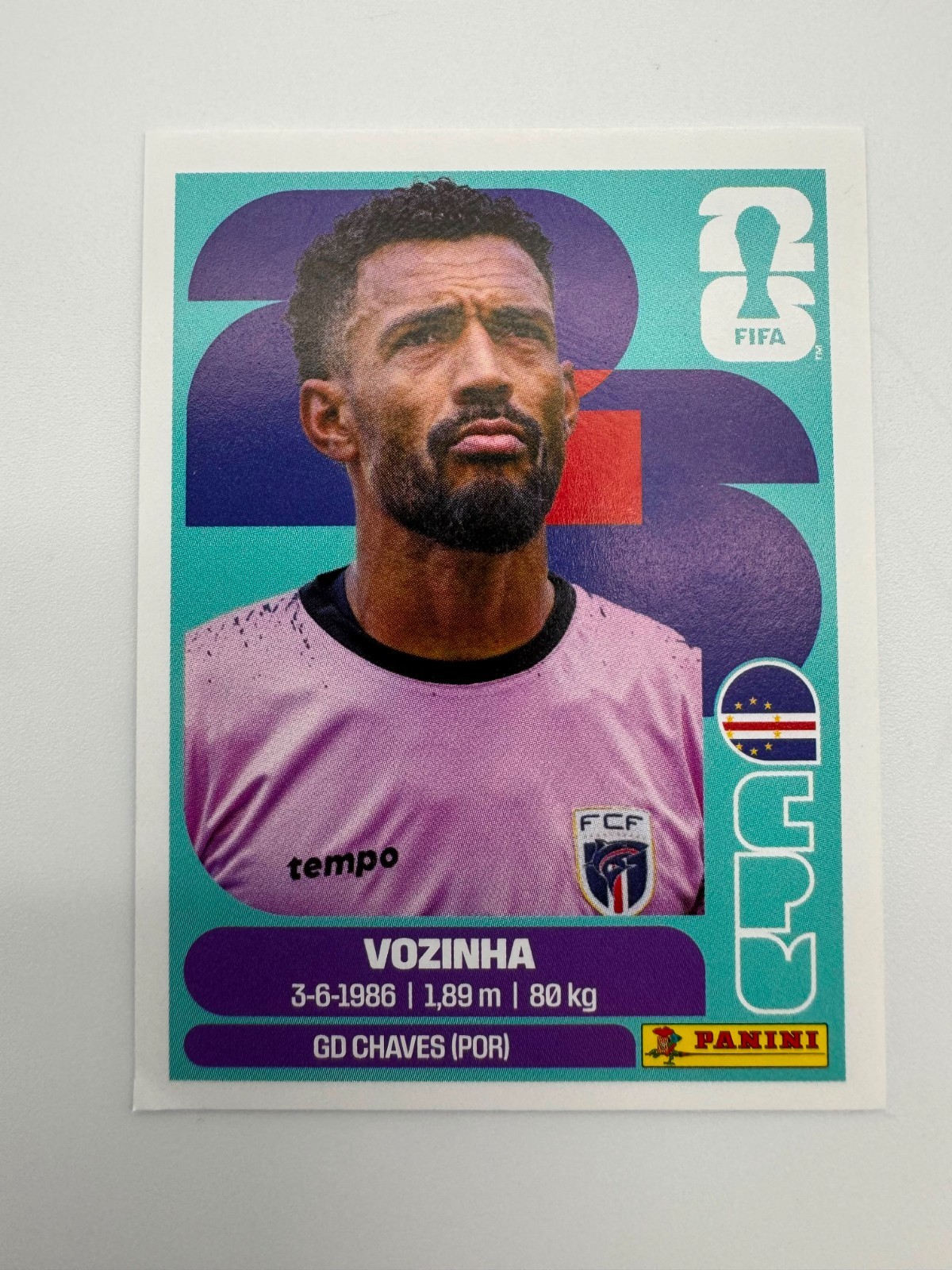2026 100% Authentic Panini FIFA World Cup Cape Verde Stickers Team — You Pick