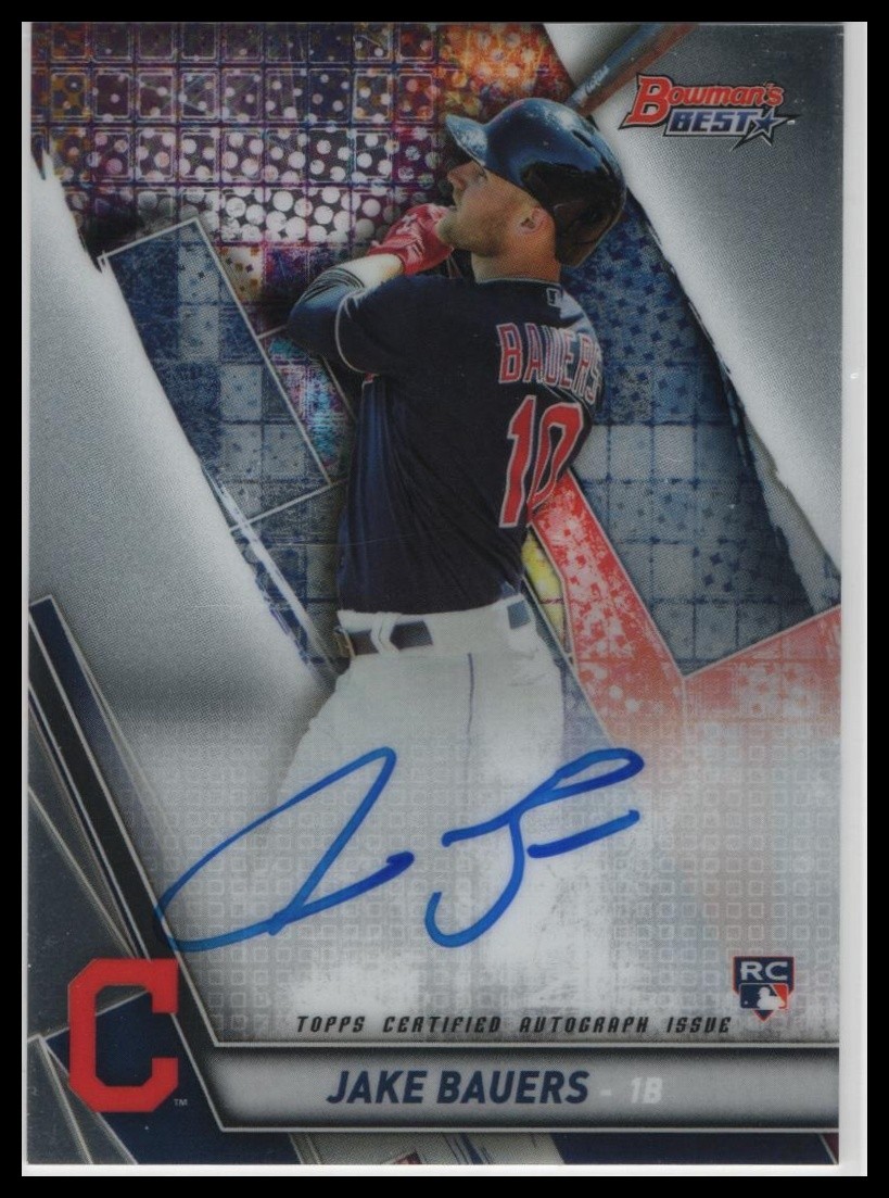 2019 Bowman’s Best JAKE BAUERS #B19-JBA EX