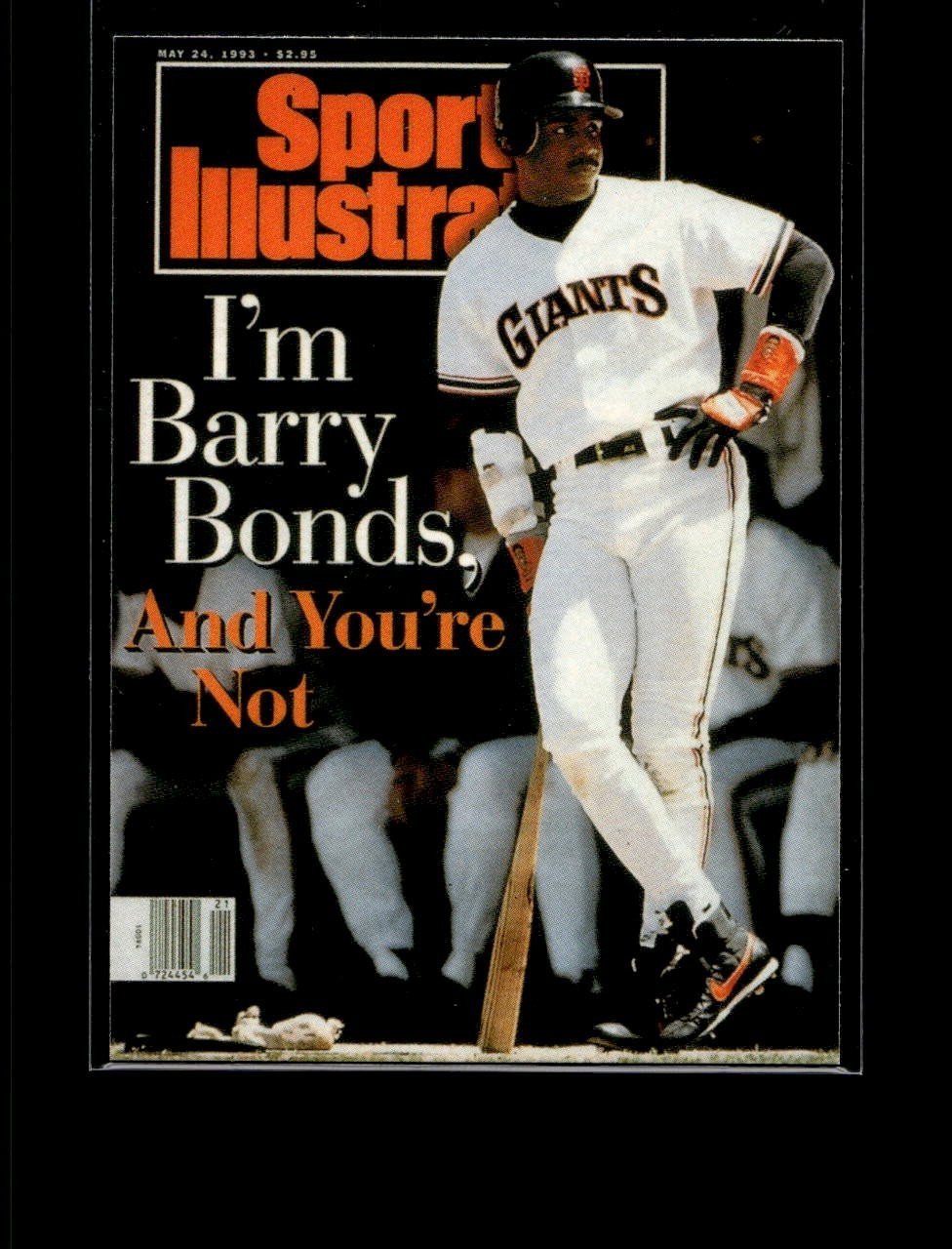1997 Sports Illustrated #169 Barry Bonds San Francisco Giants BASEBALL