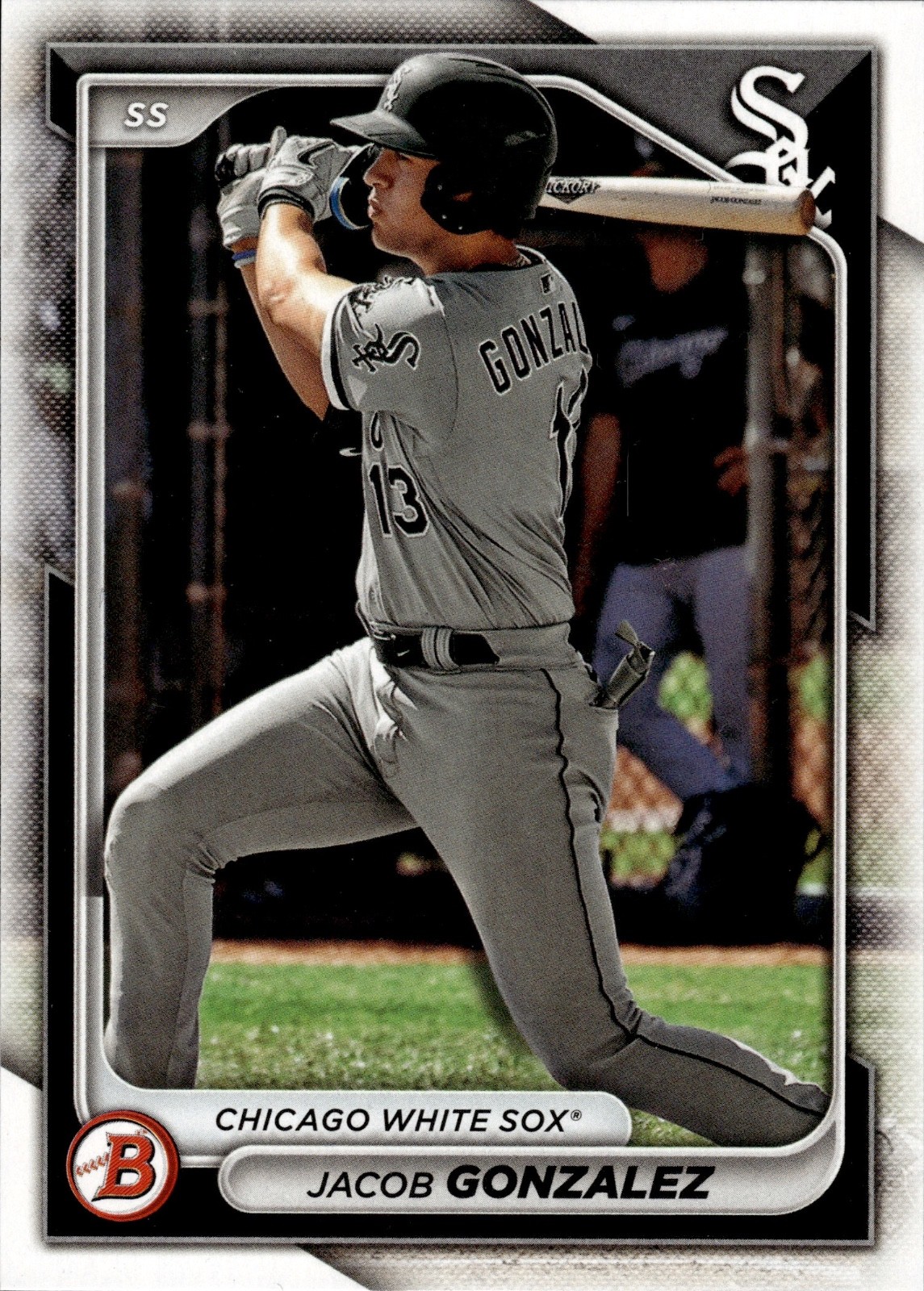 Jacob Gonzalez 2024 Topps Bowman Prospect Chicago White Sox MLB Card # BP-41