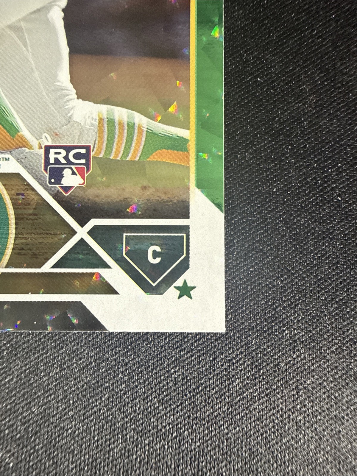 💚💛 2023 Topps Shea Langeliers #127 Green Foil /499 (RC) Rookie A’s Color Match