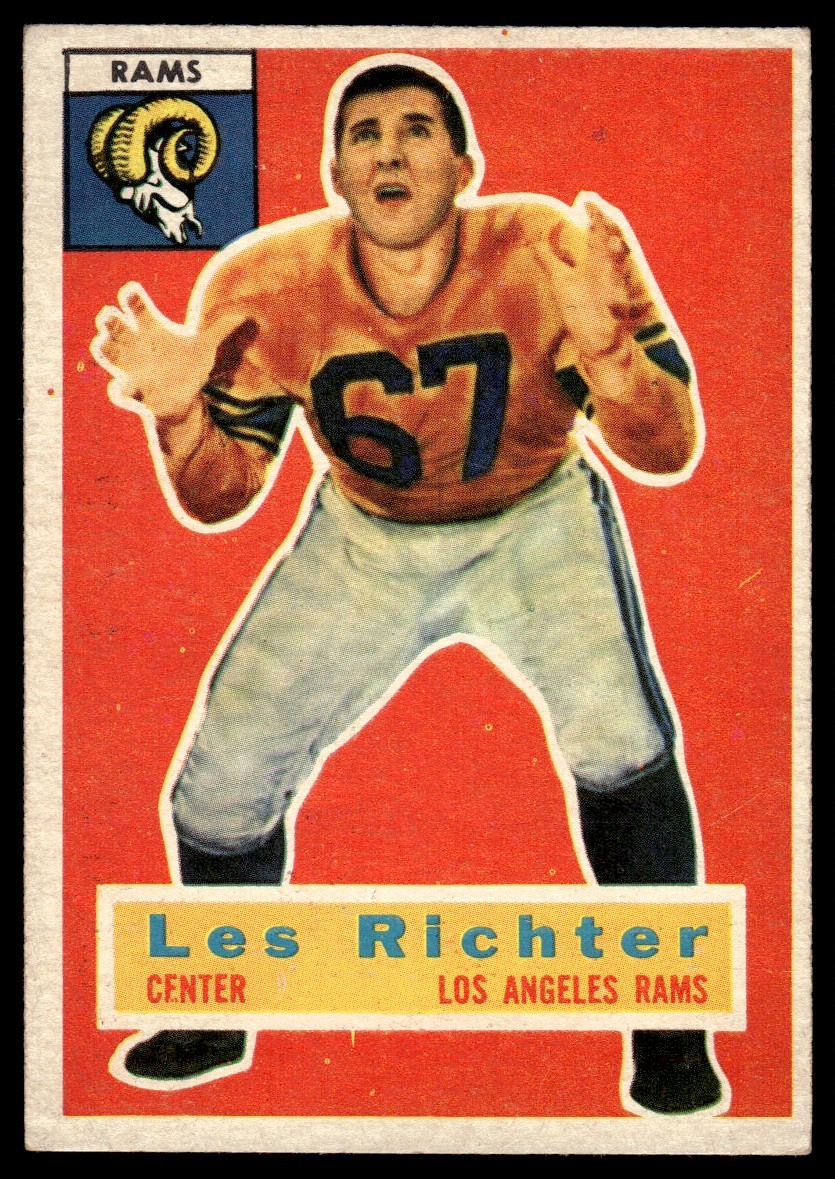 1956 Topps Les Richter Los Angeles Rams #30