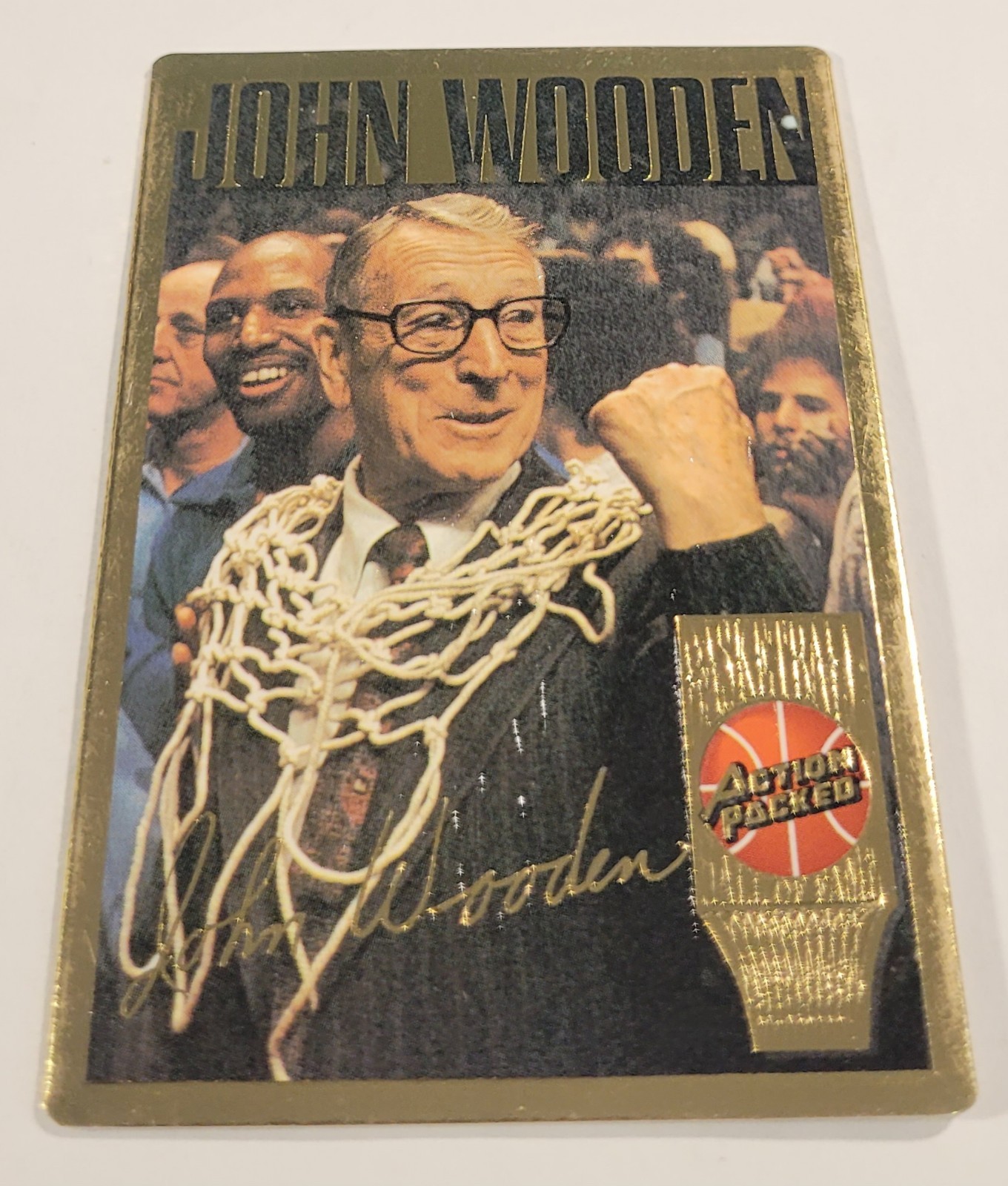 1995 Action Packed Hall of Fame #16 John Wooden