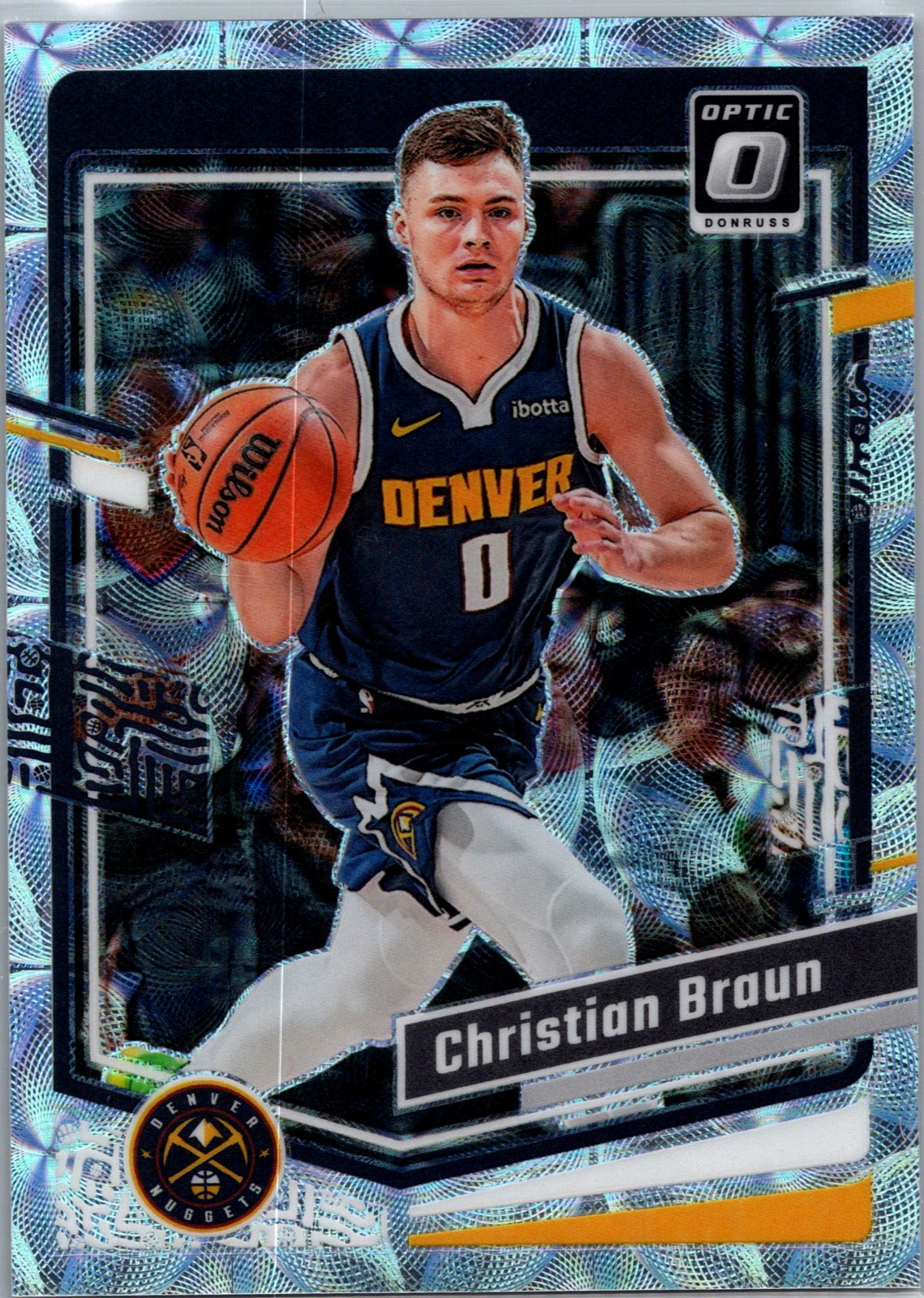 2023-24 Panini Donruss Optic – Christian Braun #60 Premium Box Set Prizm /249