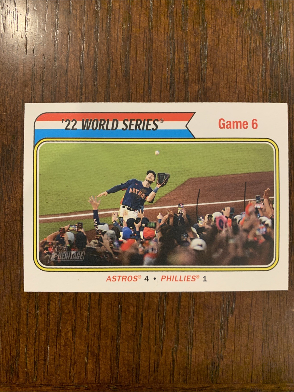 2023 Topps Heritage World Series Highlights SP Kyle Tucker #478