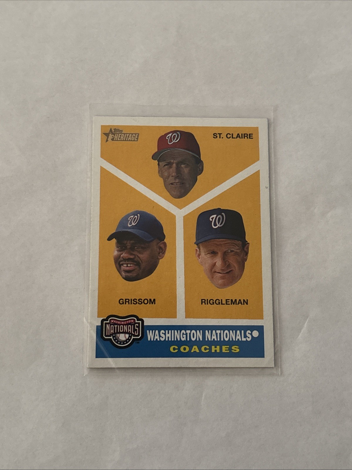 2009 Topps Heritage SP #470 Washington Nationals Coaches