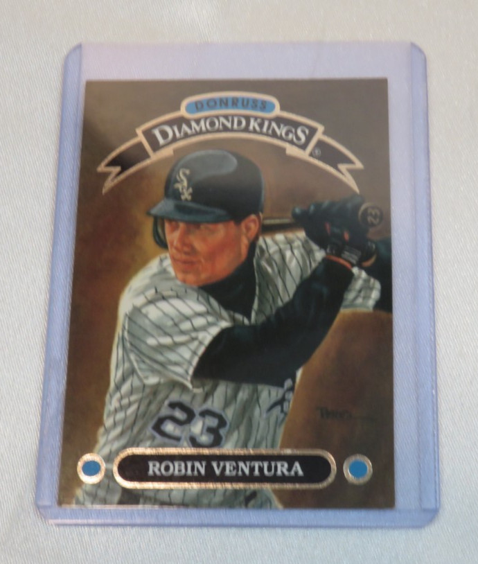 1992 Donruss Diamond Kings Robin Ventura MLB Card #DK-10 – 35 PT Sleeve