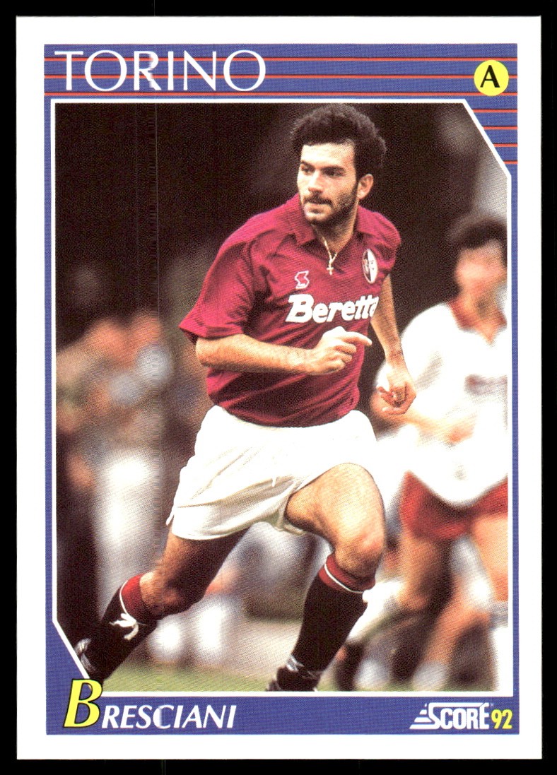 Giorgio Bresciani 1992 Score Italian League #249 Torino Soccer READ FREE SHIP