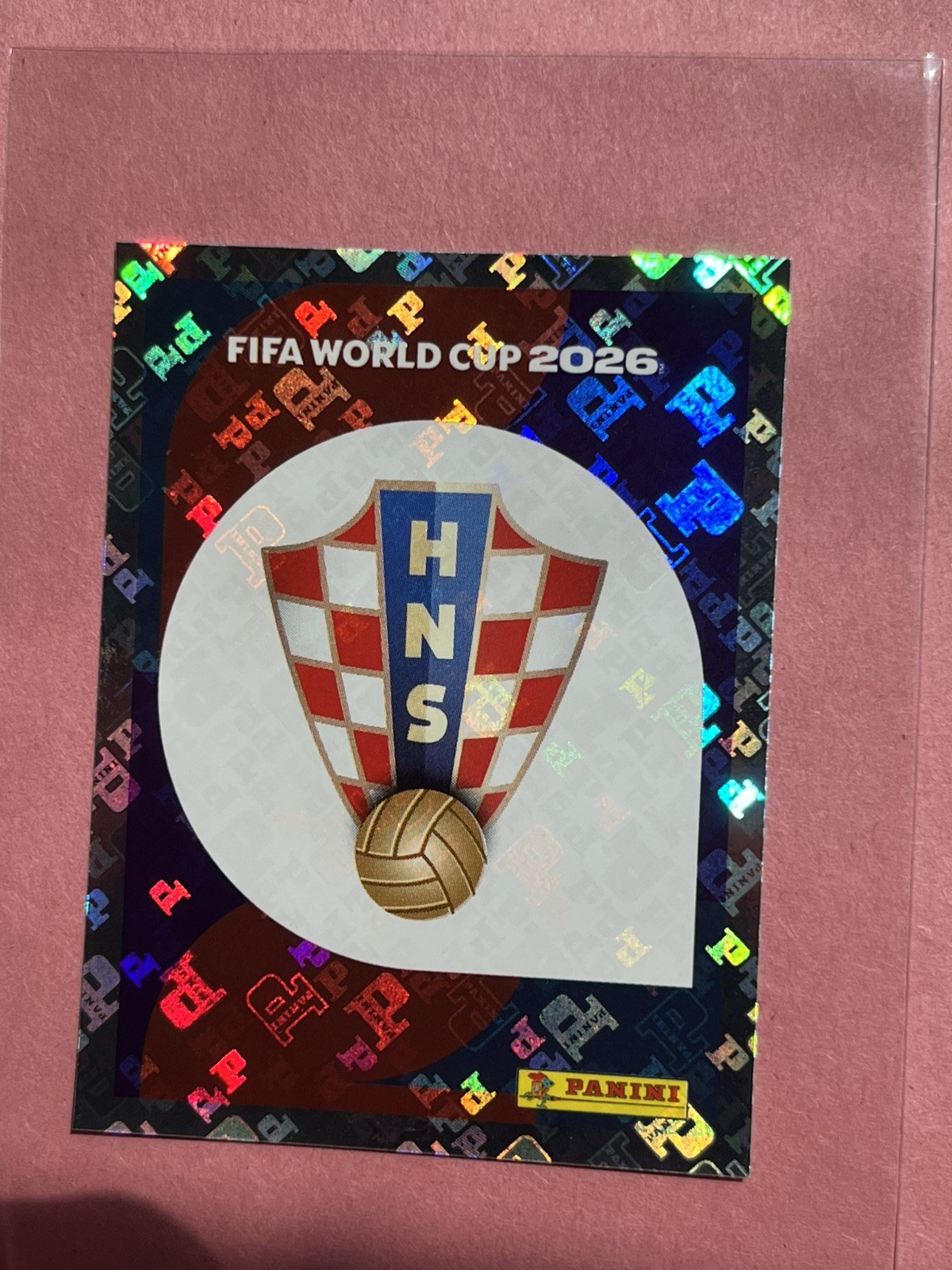 2026 Panini Fifa World Cup 26 – Croatia #CRO 1 – Team Logo Foil Sticker