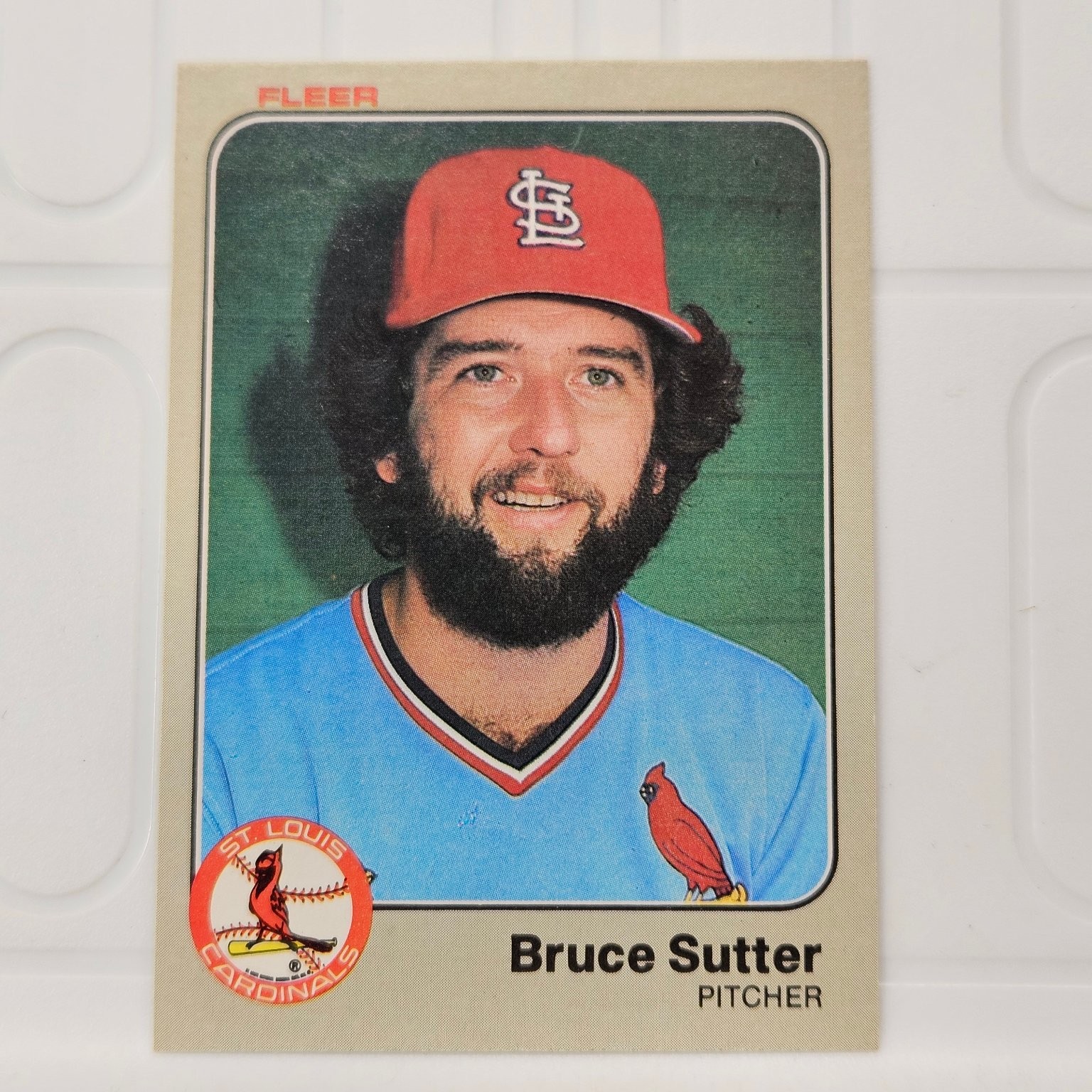 Bruce Sutter St. Louis Cardinals 1983 Fleer #24 Baseball Card