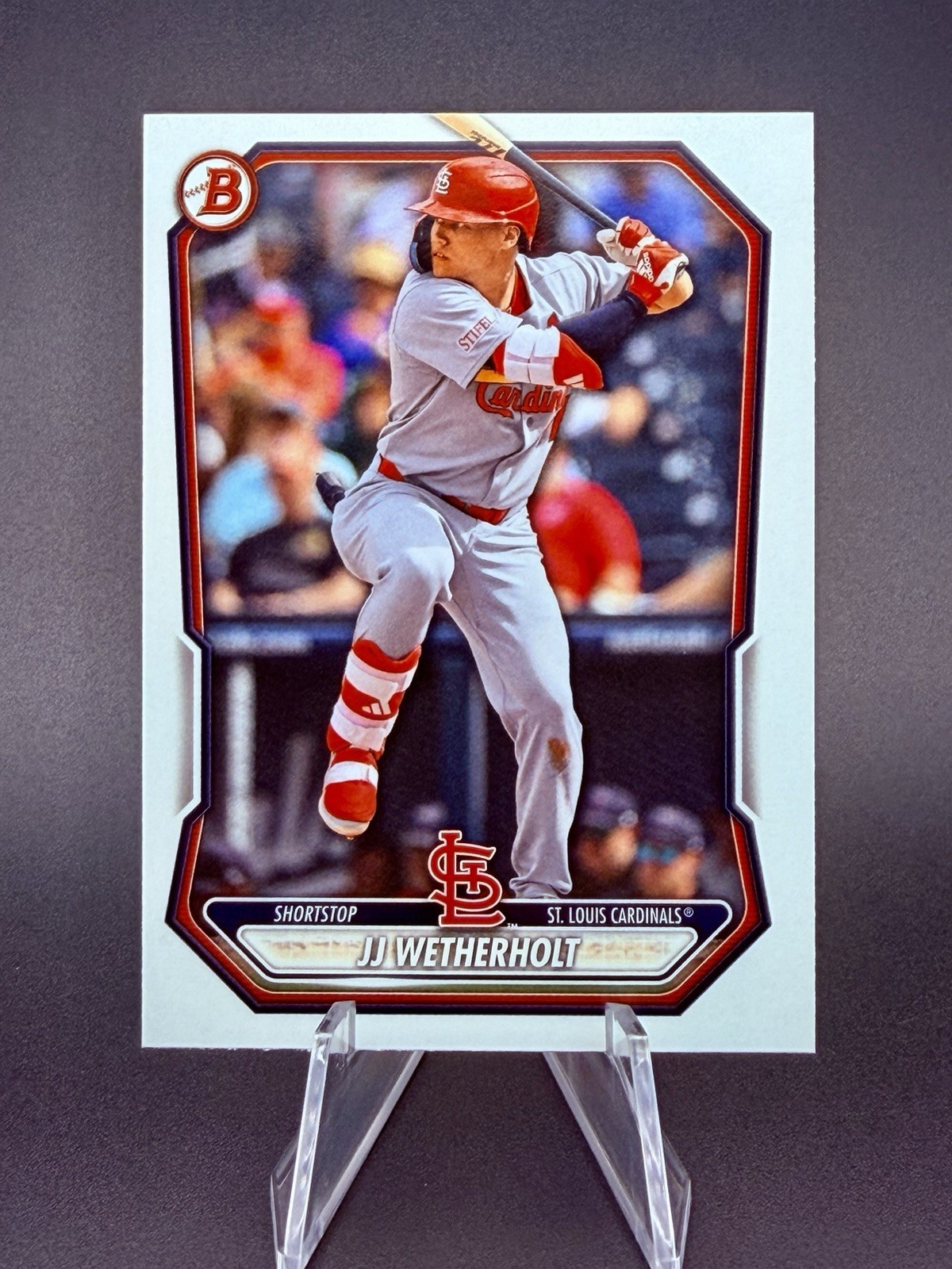 JJ Weatherholt Bowman 2026 Rookie Base Cardinals #BP-115