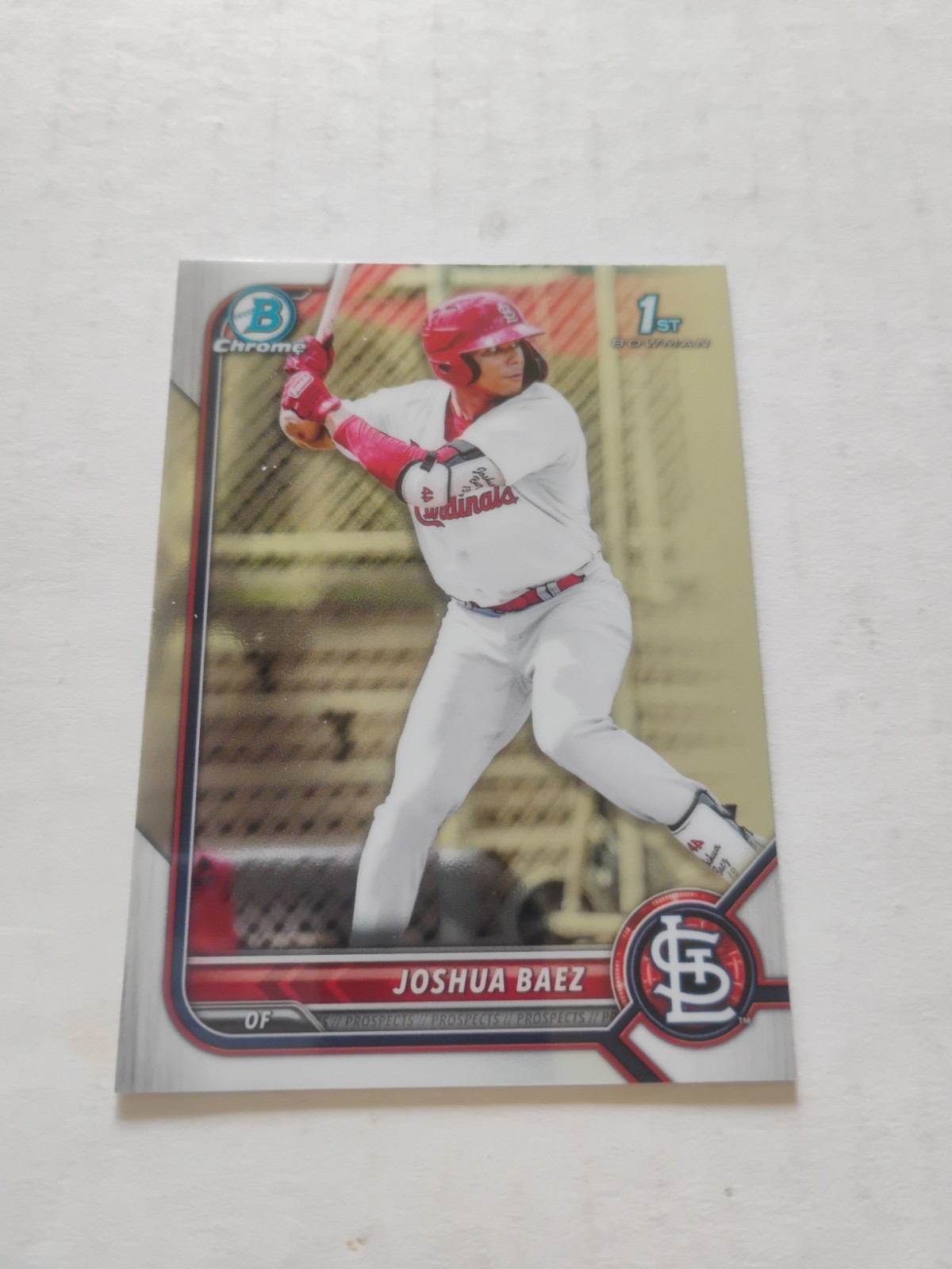 2022 Bowman Chrome Joshua Baez 1st Bowman St. Louis Cardinals