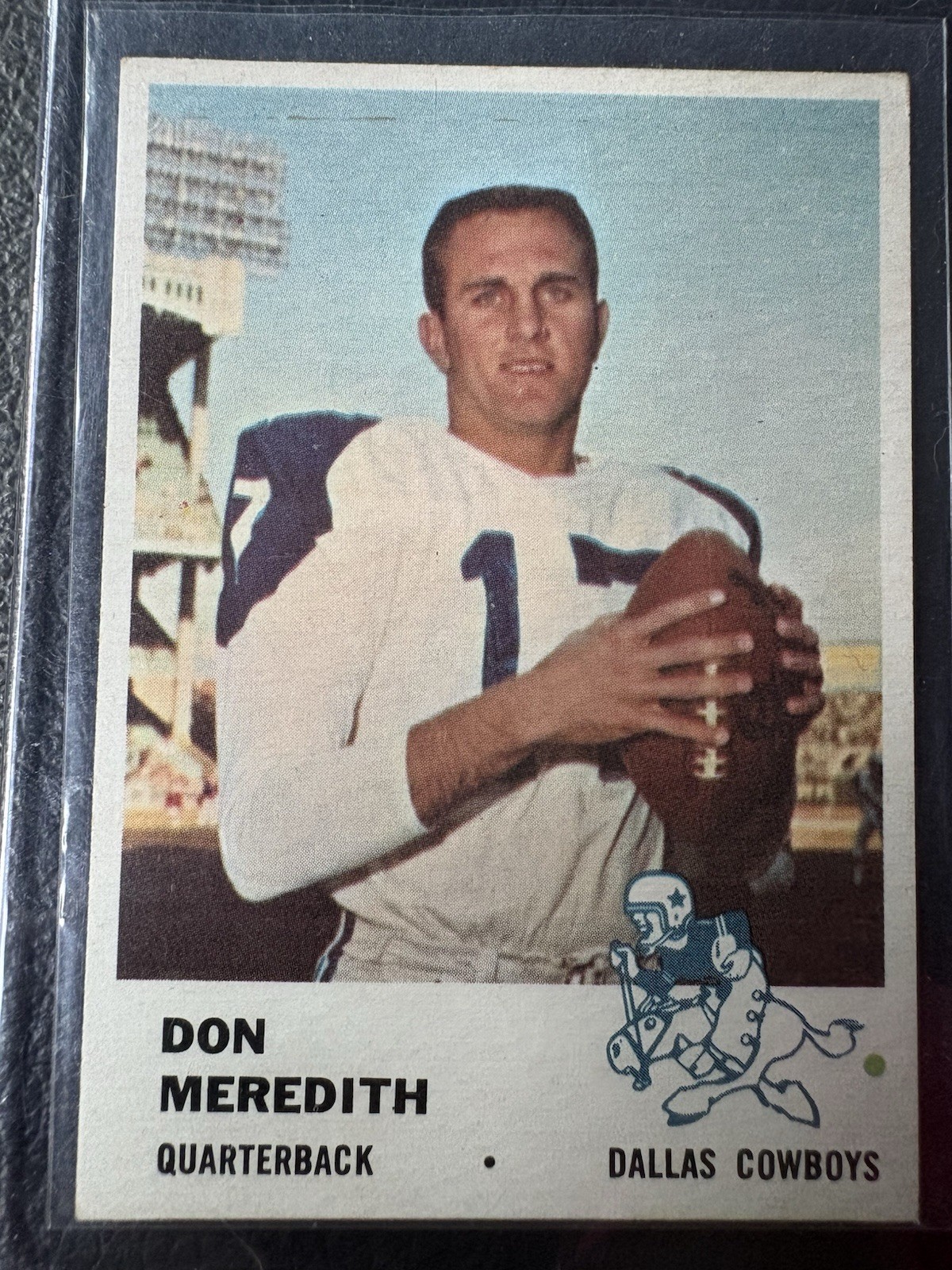 Fleer 1961 Fleer Don Meredith #41 Dallas Cowboys NFL Football Trading Card