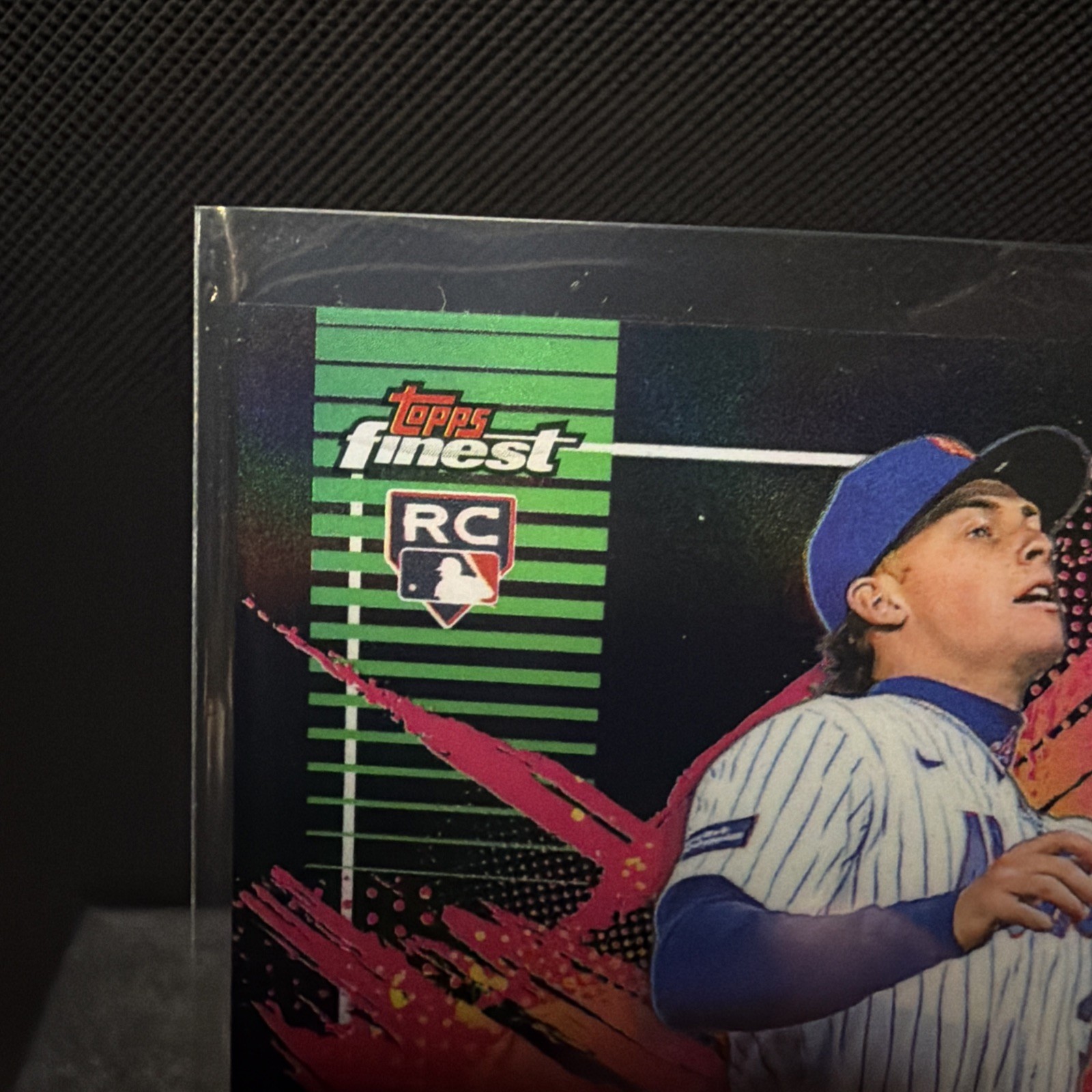 Topps Finest 2026 Carson Benge Rare True Black Refractor /10 RC!! RARE SSP Mets