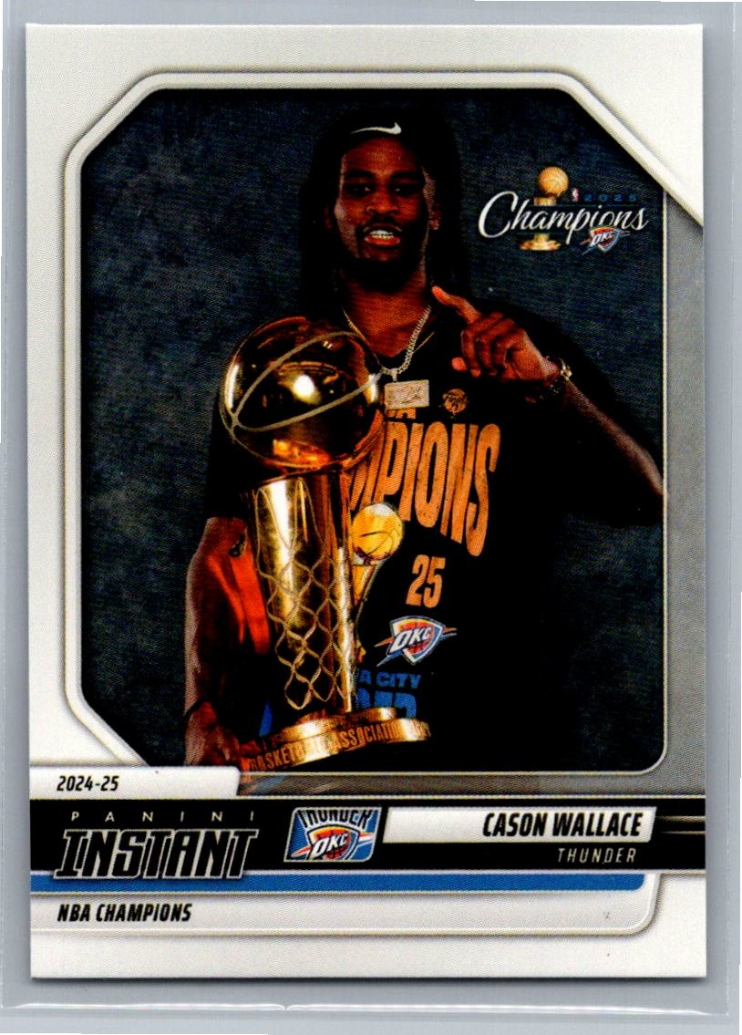 2025 Panini NBA Champions Oklahoma City Thunder #11 Cason Wallace