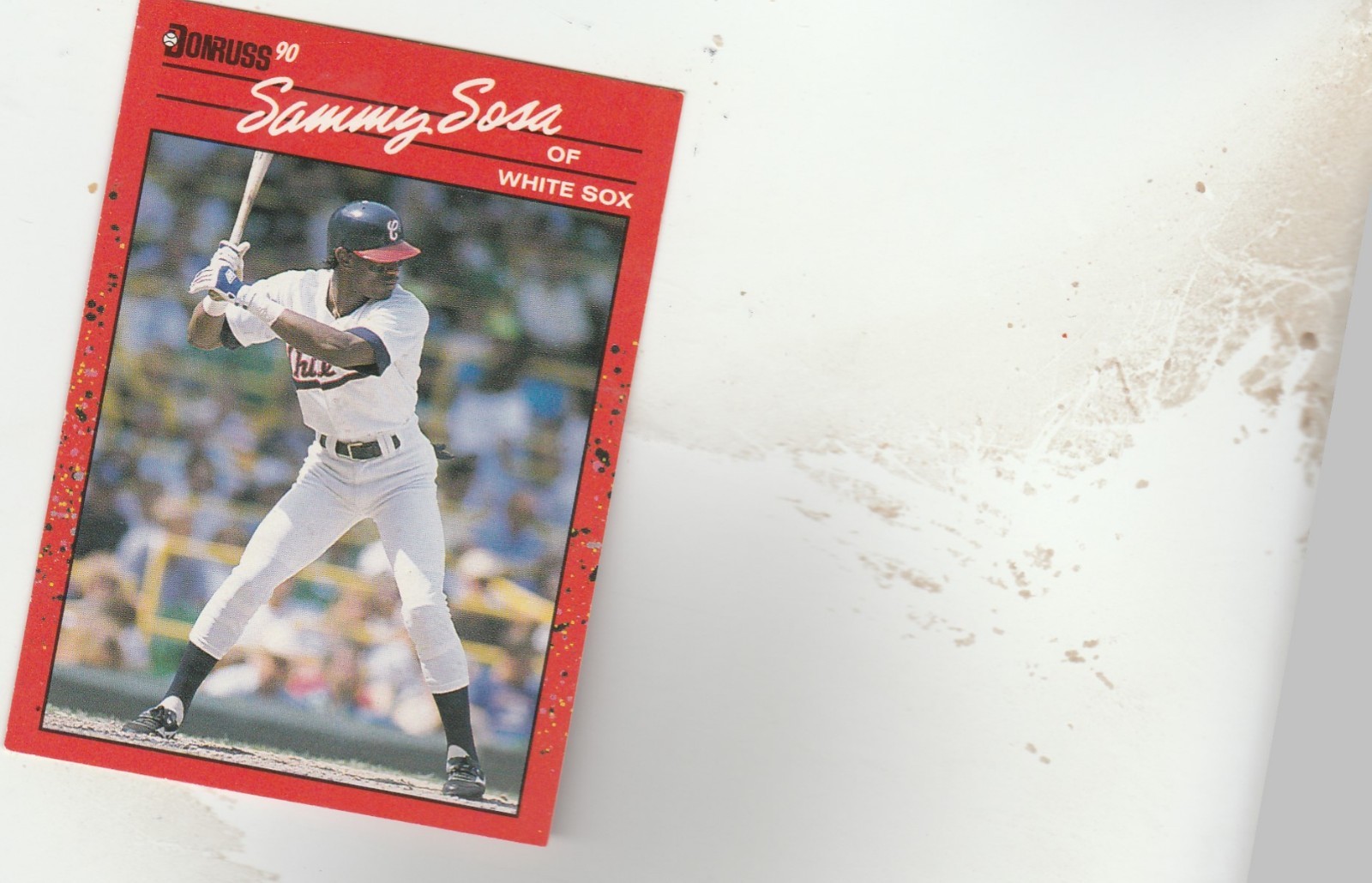 FREE SHIPPING-MINT-1990 Donruss #489 Sammy Sosa CHICAGO White Sox ROOKIE-3