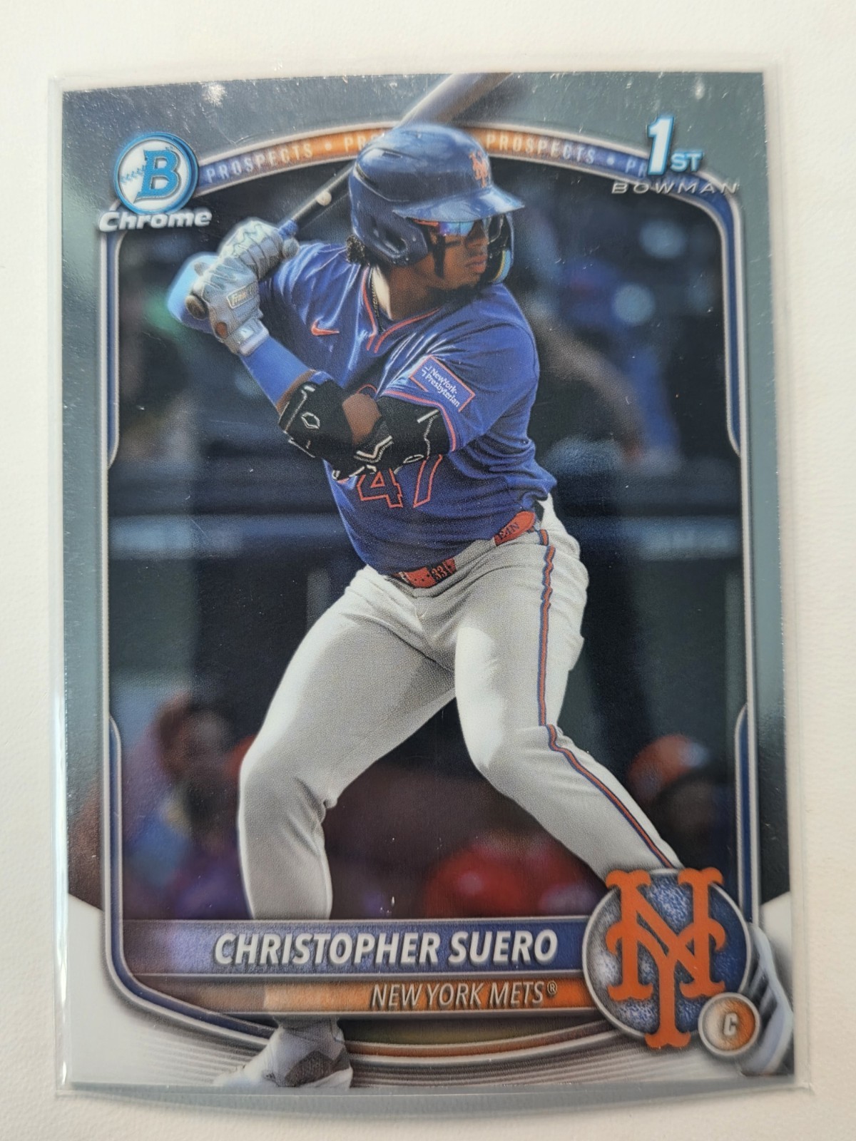 2025 Bowman Chrome 1st Christopher Suero BCP-191 Mets