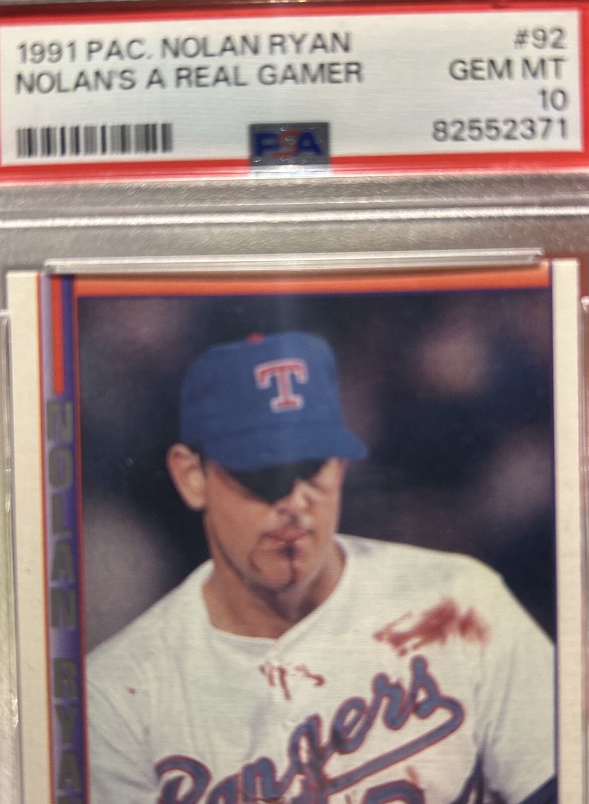 1991 Pacific Nolan Ryan Texas Express – #92 Gem PSA 10 🔥